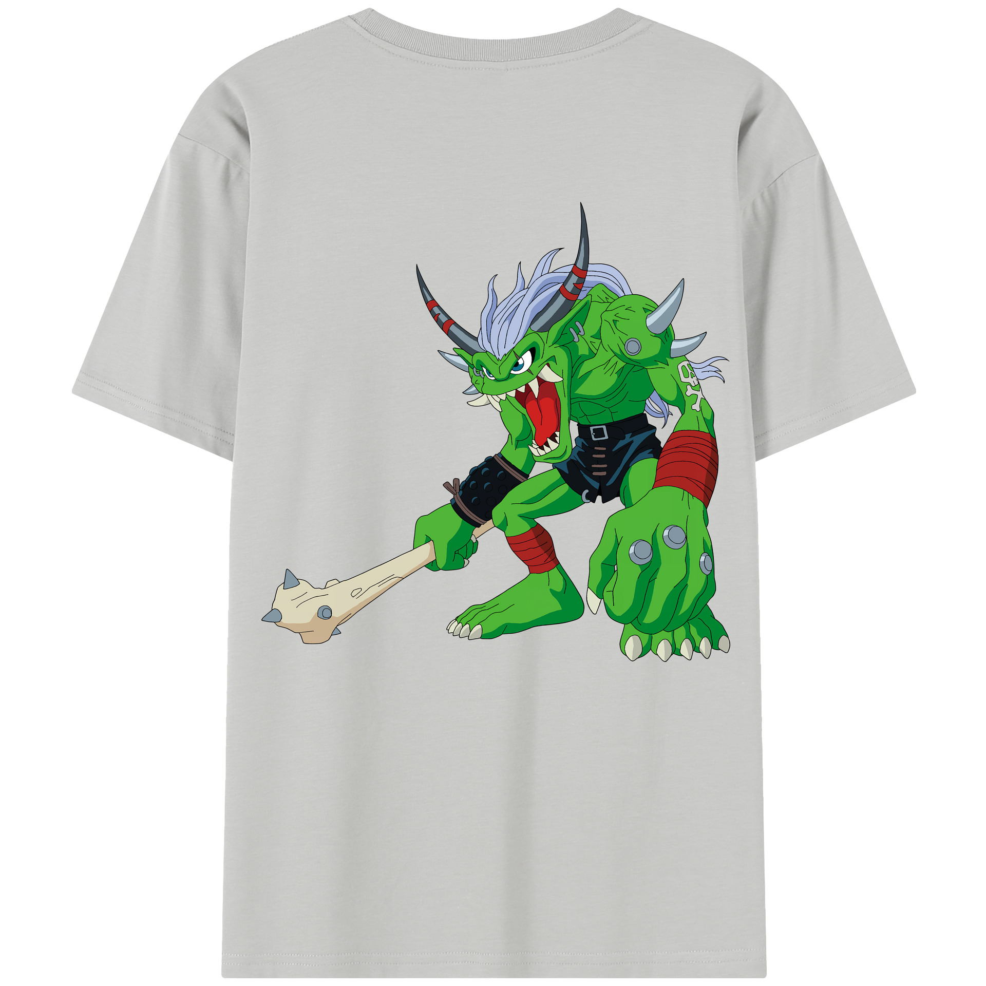 （画像用） Digimon デジタルモンスター/デジモン 綿100％半袖Tシャツ（背面プリント）