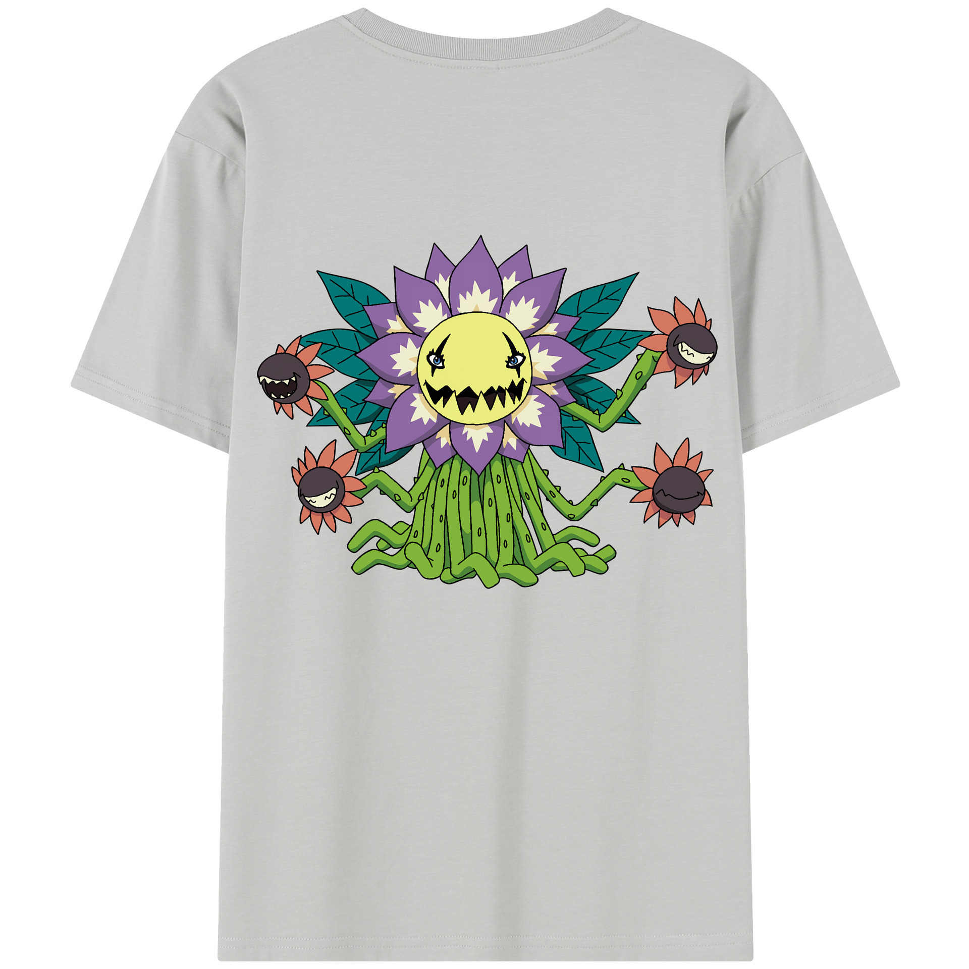 （画像用） Digimon デジタルモンスター/デジモン 綿100％半袖Tシャツ（背面プリント）