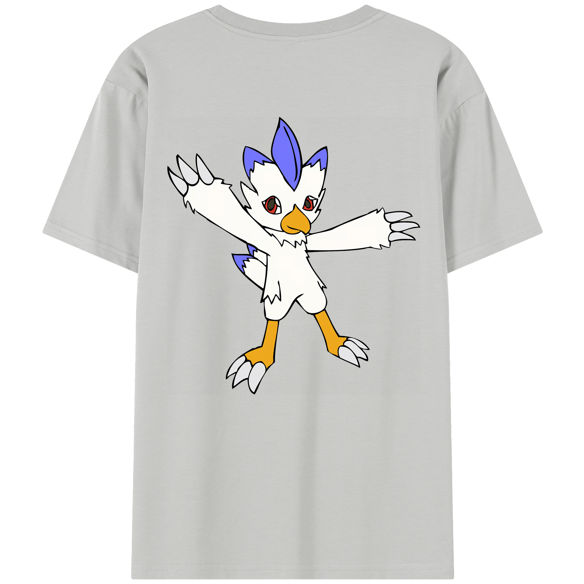 （画像用） Digimon デジタルモンスター/デジモン 綿100％半袖Tシャツ（背面プリント）