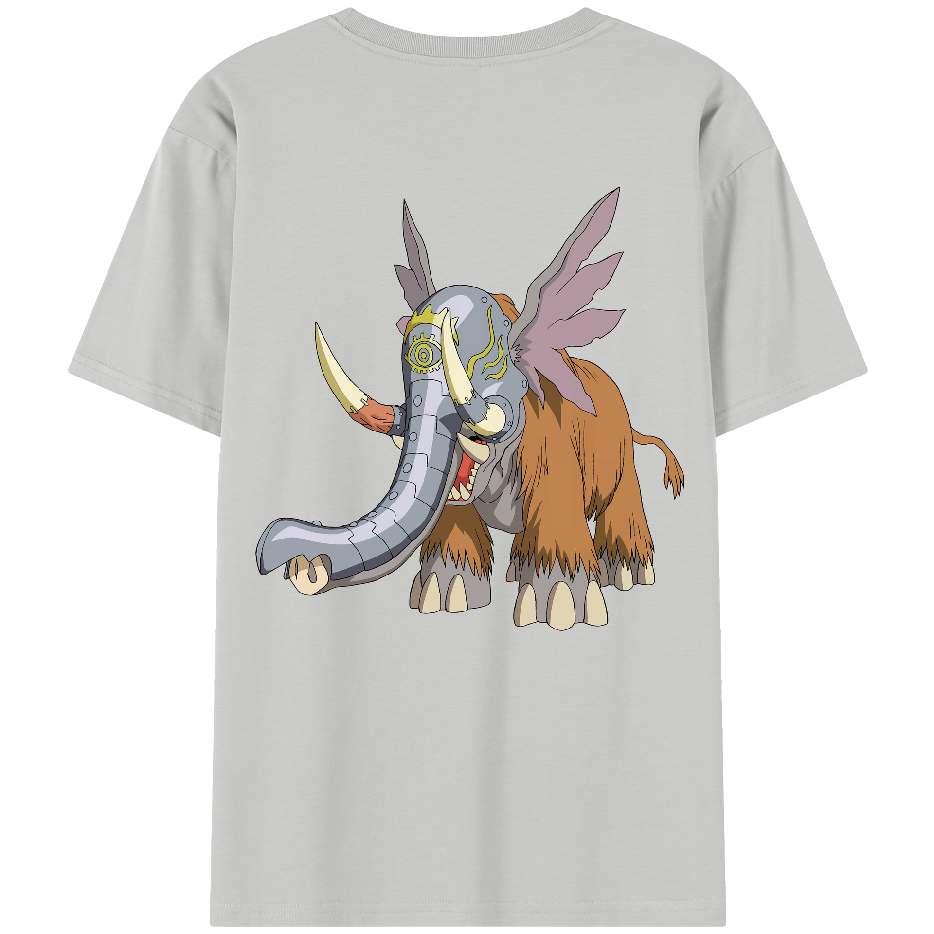 （画像用） Digimon デジタルモンスター/デジモン 綿100％半袖Tシャツ（背面プリント）