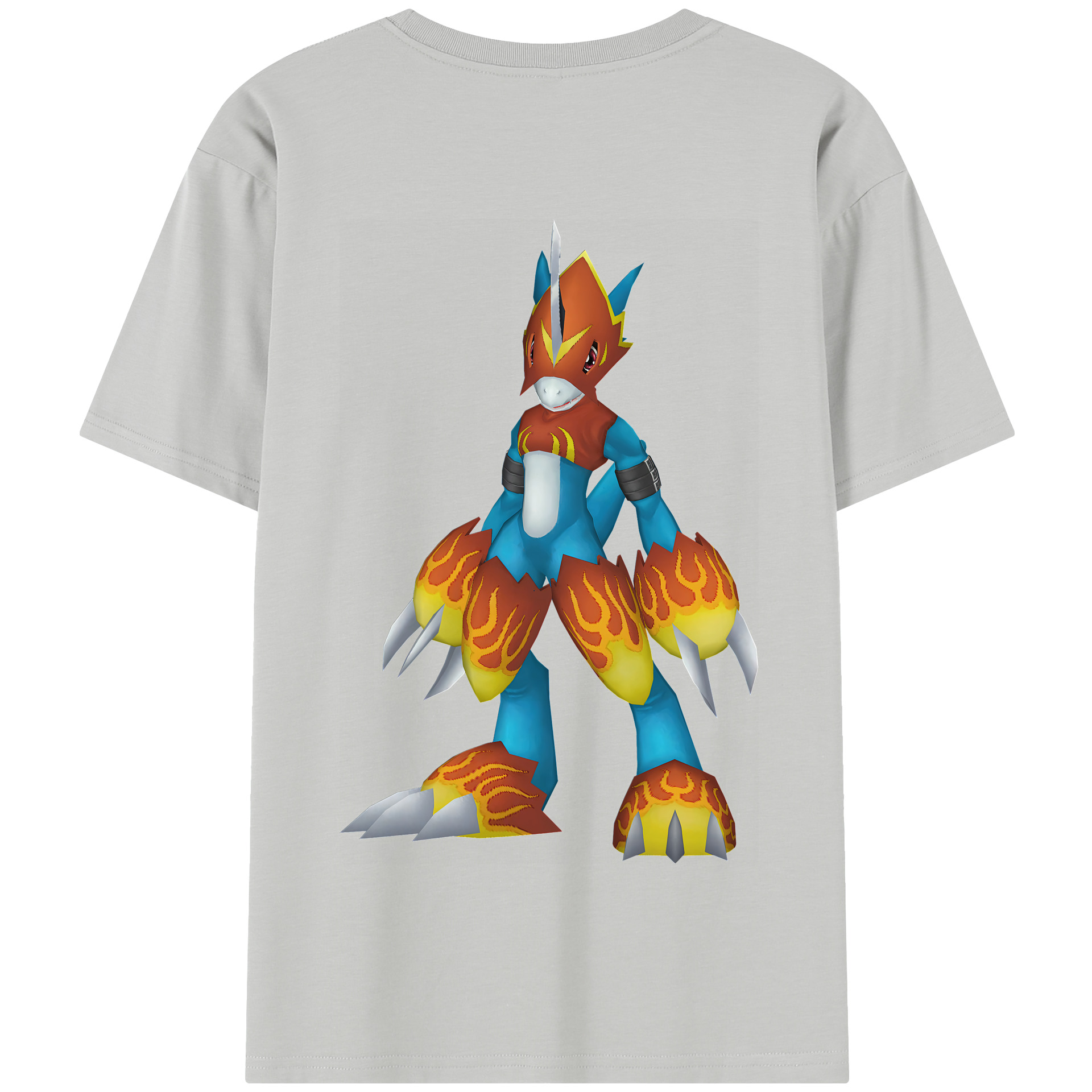（画像用） Digimon デジタルモンスター/デジモン 綿100％半袖Tシャツ（背面プリント）