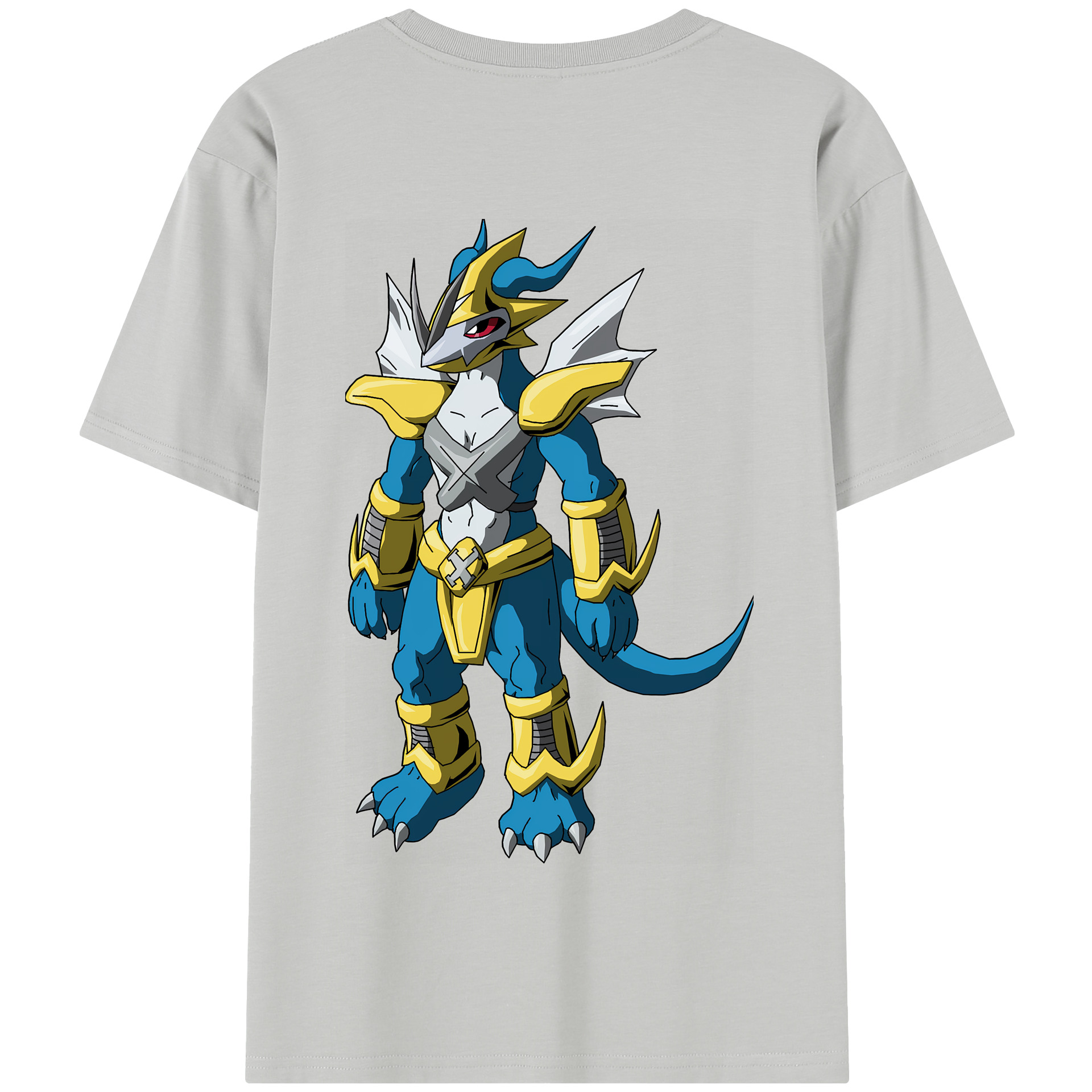 （画像用） Digimon デジタルモンスター/デジモン 綿100％半袖Tシャツ（背面プリント）