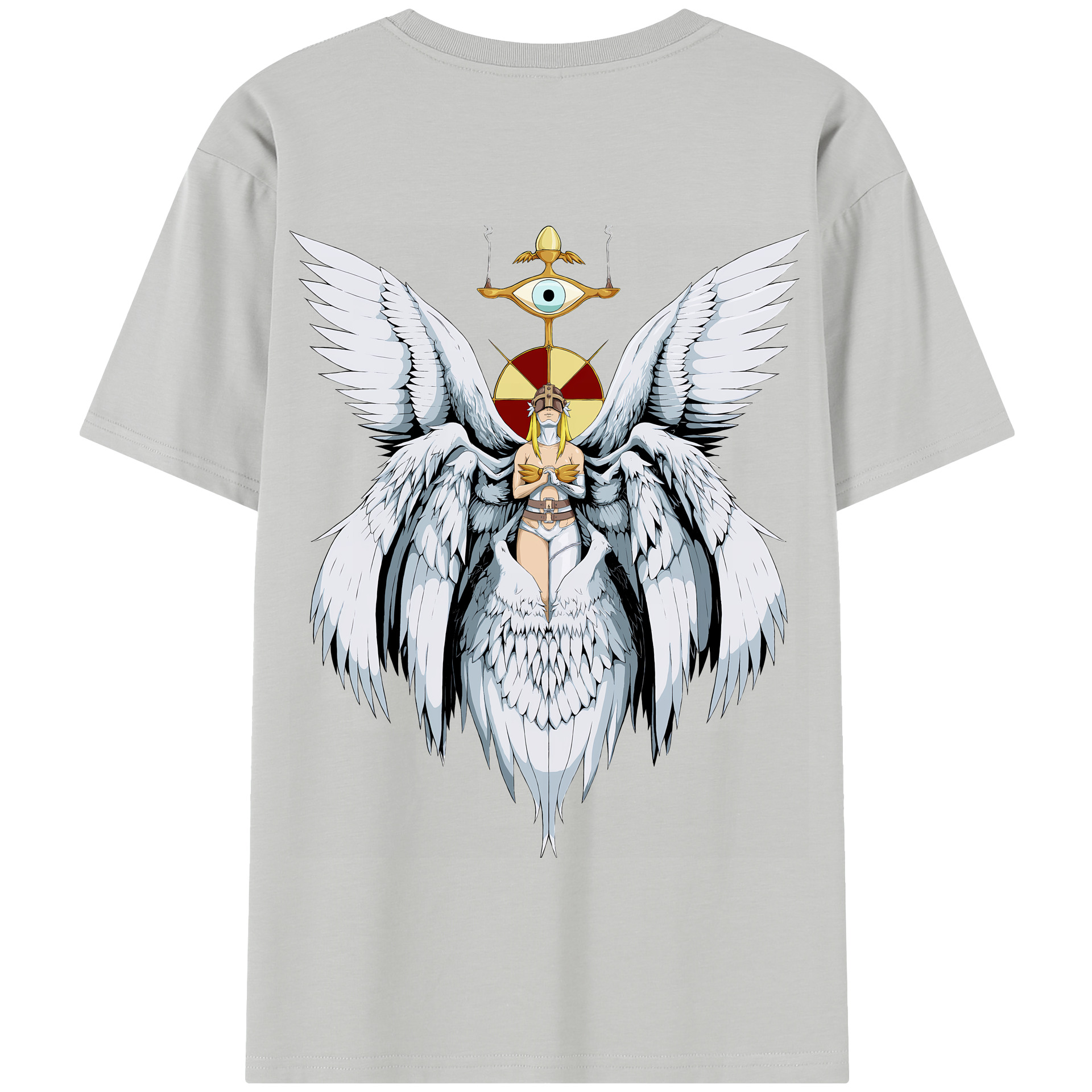（画像用） Digimon デジタルモンスター/デジモン 綿100％半袖Tシャツ（背面プリント）