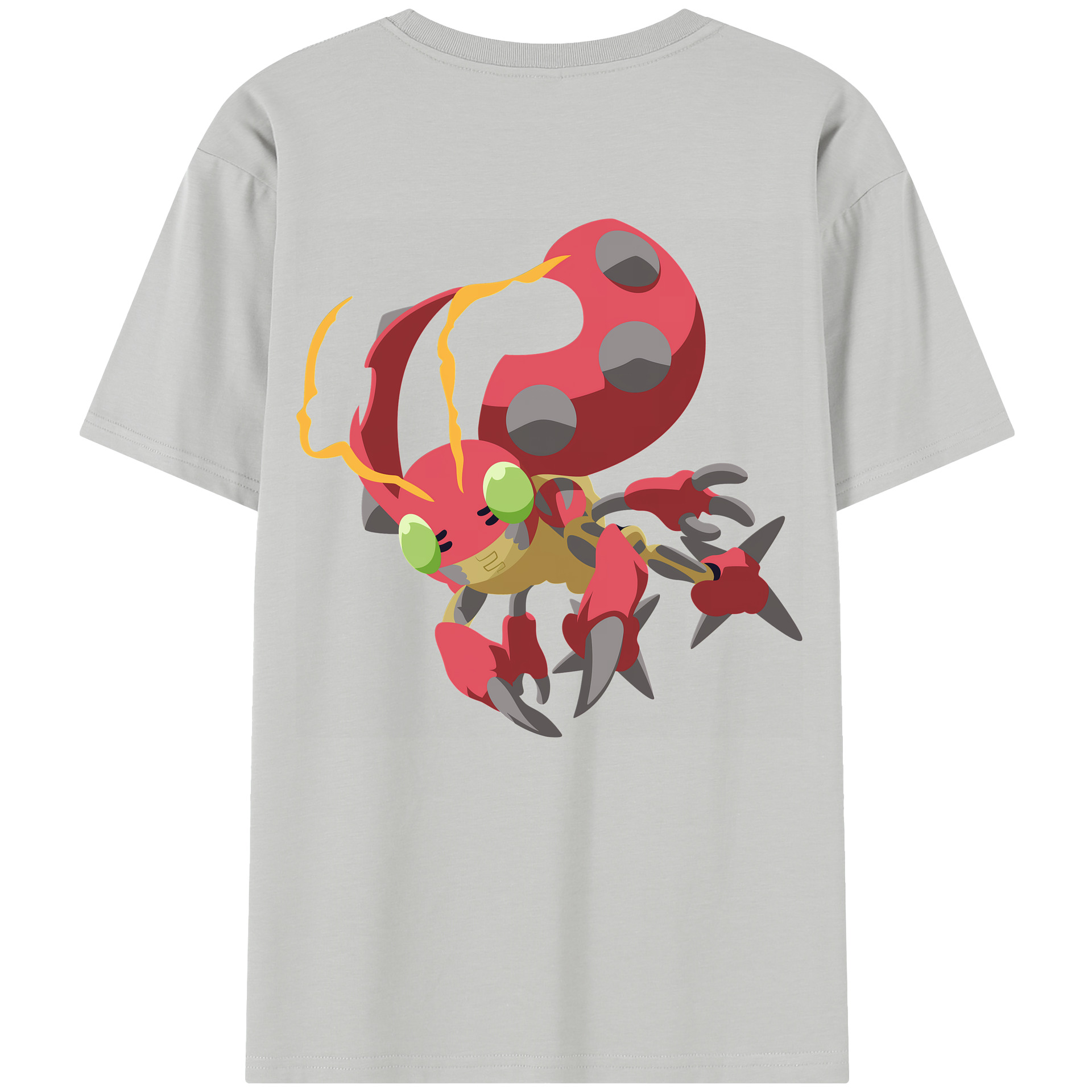 （画像用） Digimon デジタルモンスター/デジモン 綿100％半袖Tシャツ（背面プリント）