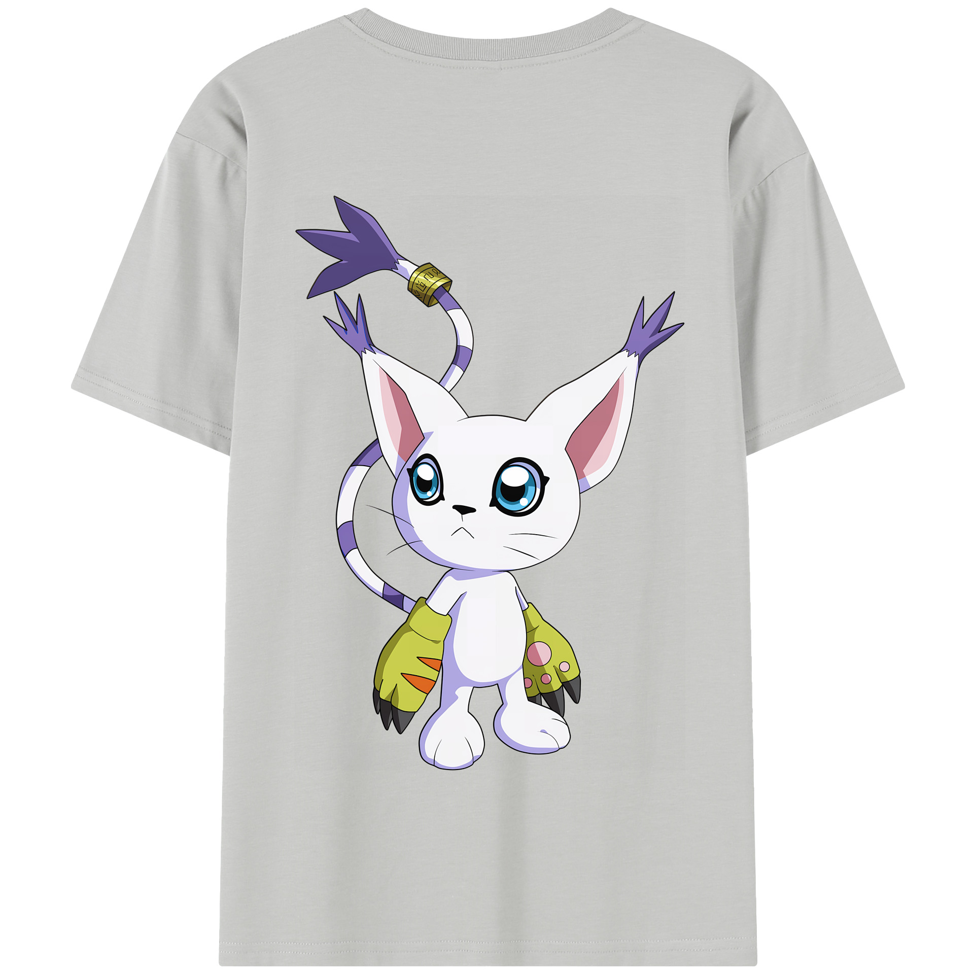 （画像用） Digimon デジタルモンスター/デジモン 綿100％半袖Tシャツ（背面プリント）