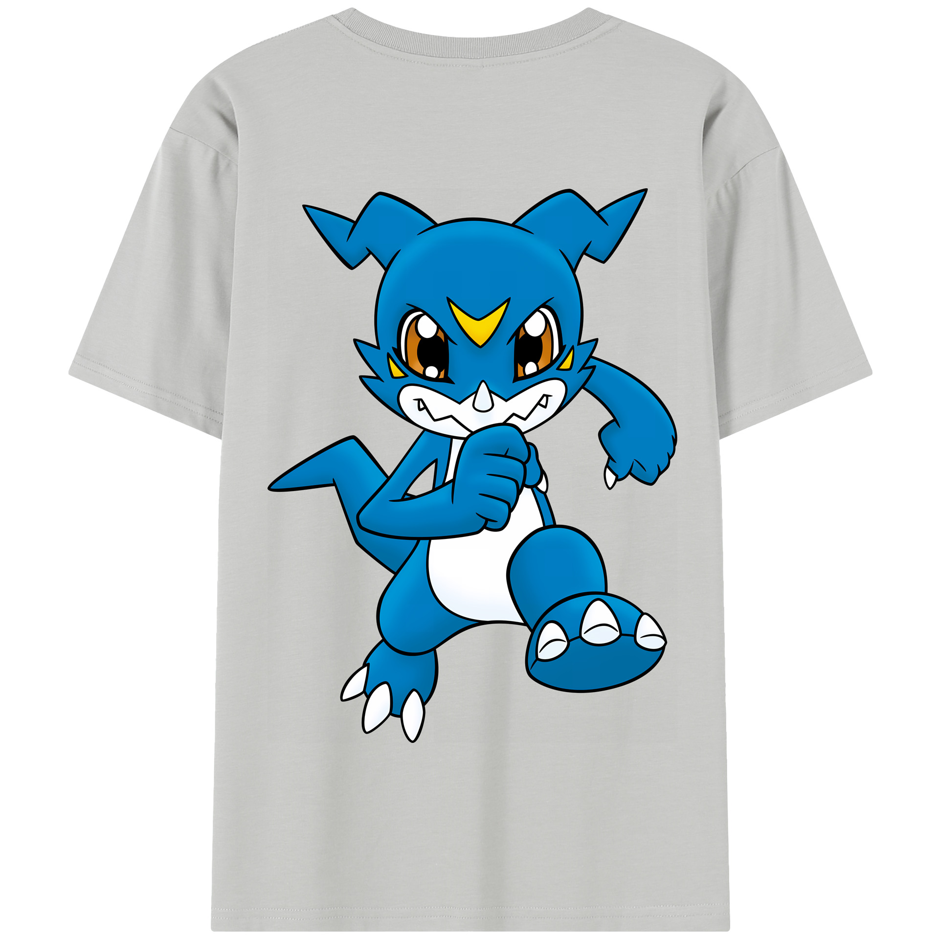 （画像用） Digimon デジタルモンスター/デジモン 綿100％半袖Tシャツ（背面プリント）