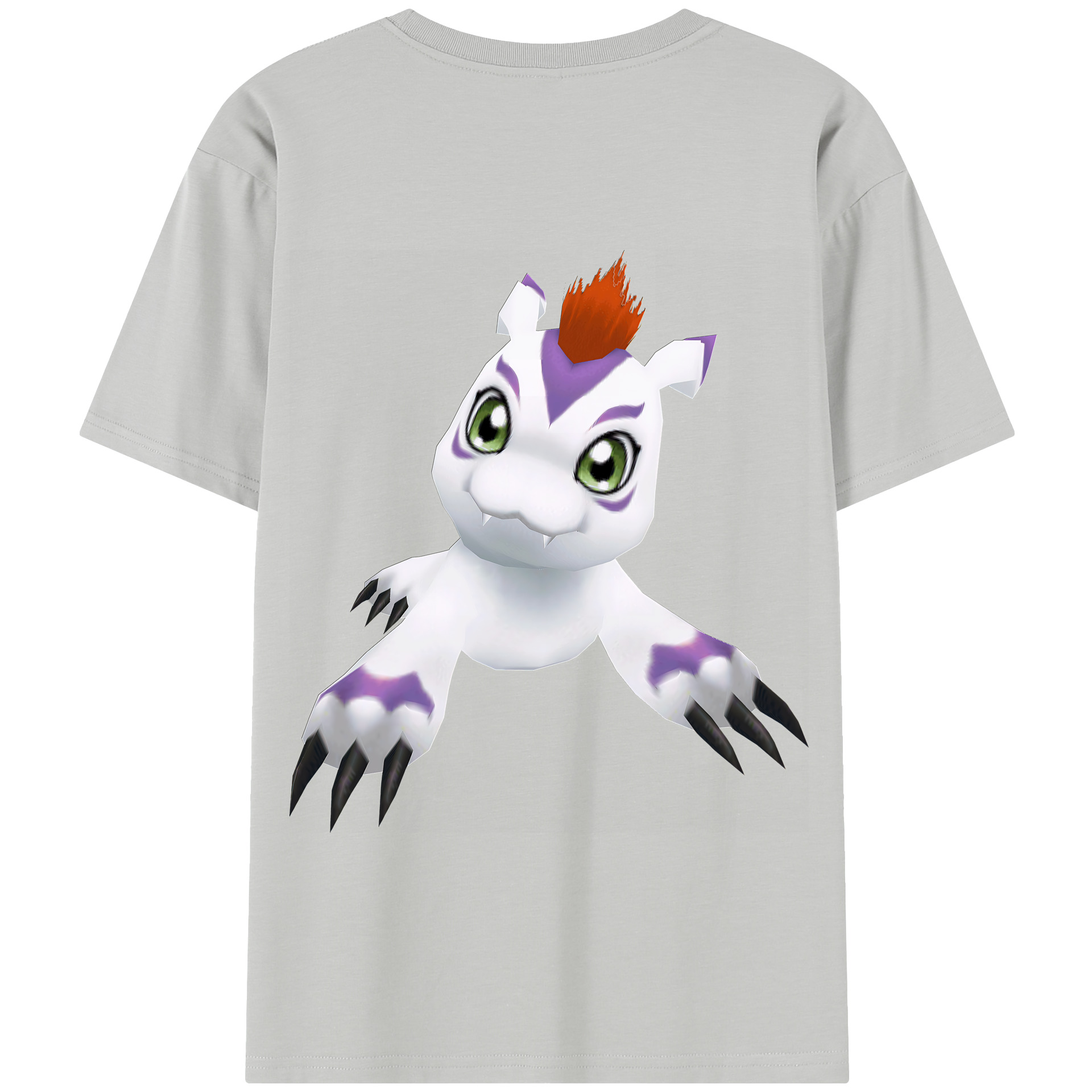 （画像用） Digimon デジタルモンスター/デジモン 綿100％半袖Tシャツ（背面プリント）