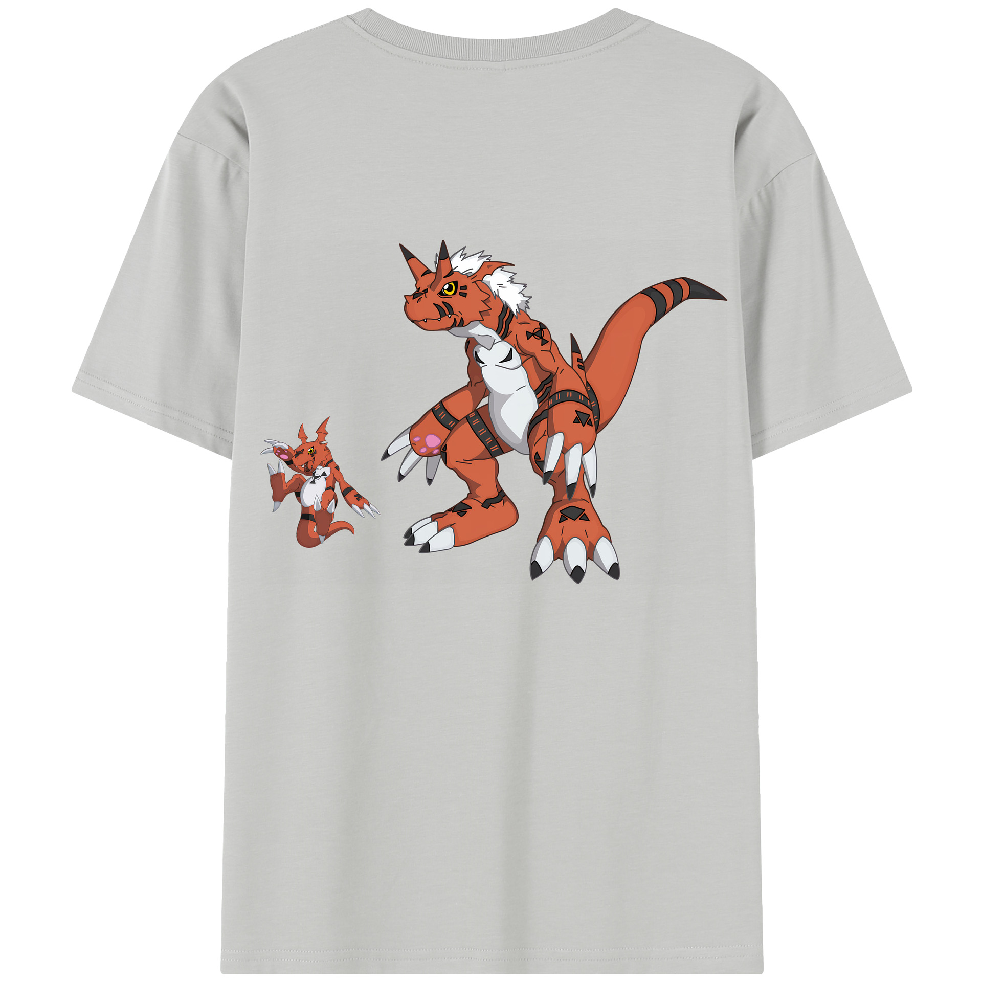 （画像用） Digimon デジタルモンスター/デジモン 綿100％半袖Tシャツ（背面プリント）