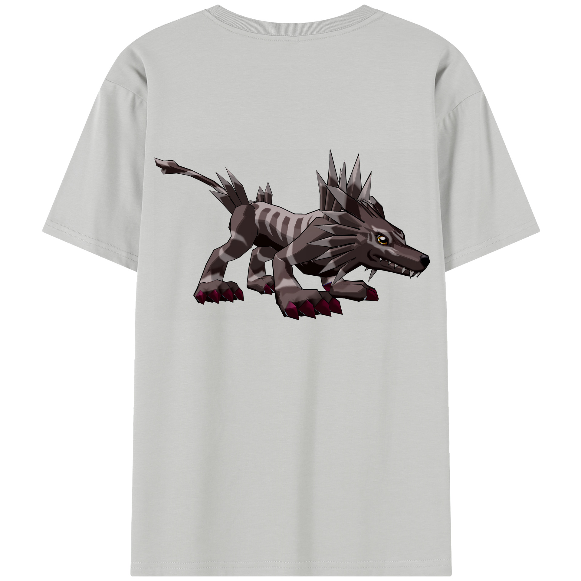 （画像用） Digimon デジタルモンスター/デジモン 綿100％半袖Tシャツ（背面プリント）