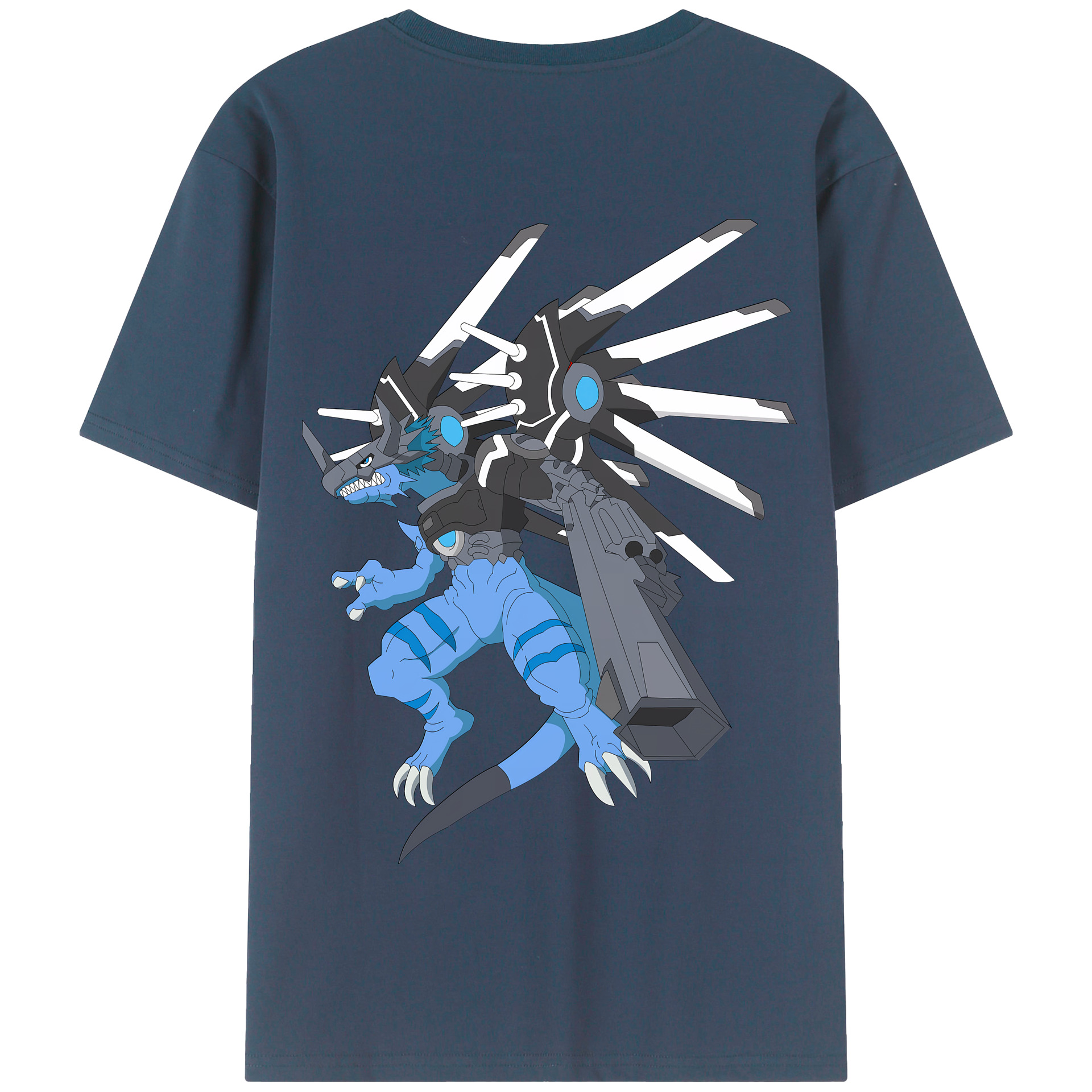 （画像用） Digimon デジタルモンスター/デジモン 綿100％半袖Tシャツ（背面プリント）
