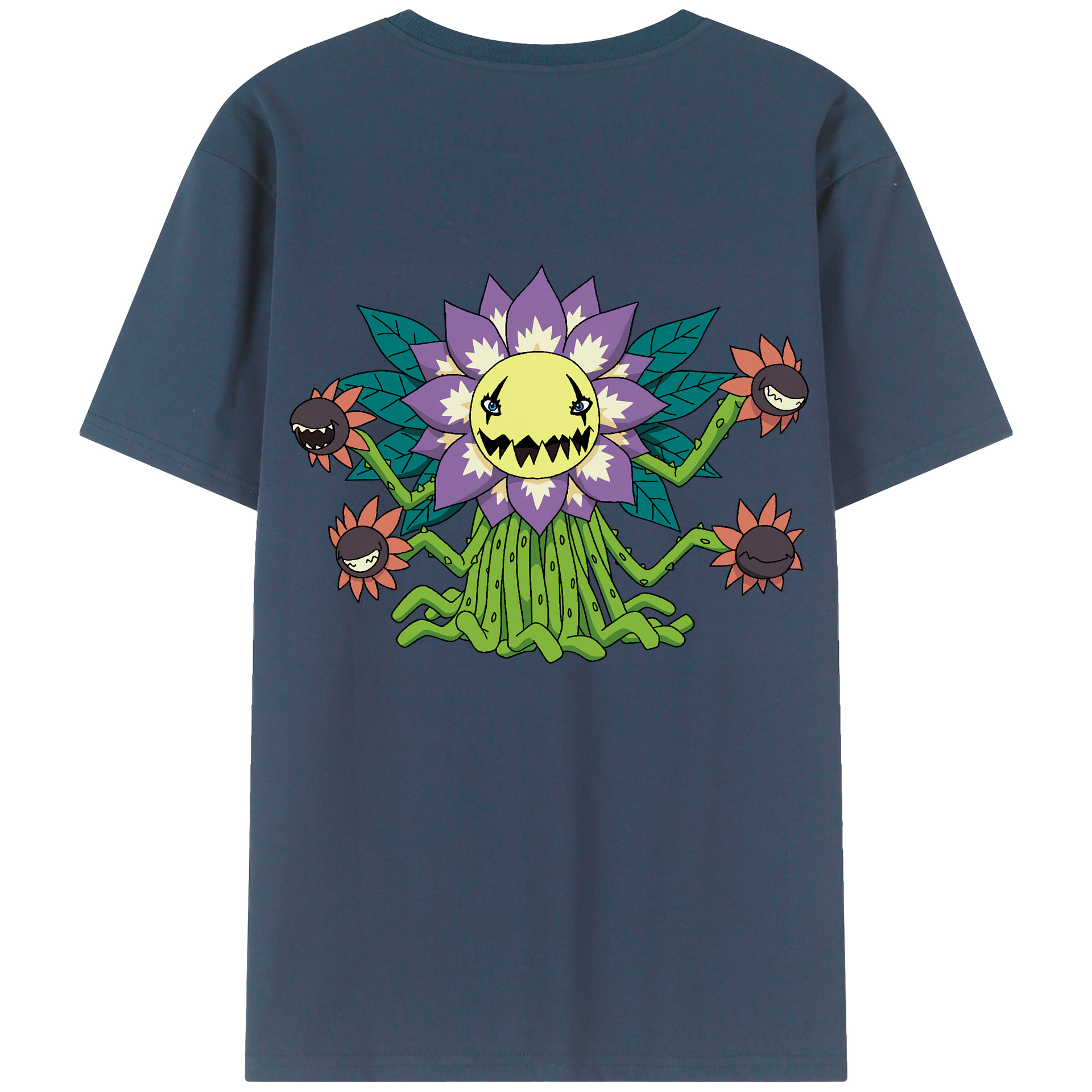 （画像用） Digimon デジタルモンスター/デジモン 綿100％半袖Tシャツ（背面プリント）