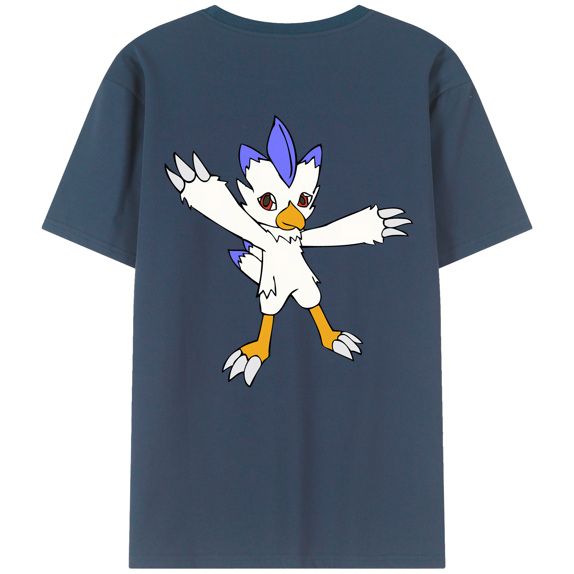 （画像用） Digimon デジタルモンスター/デジモン 綿100％半袖Tシャツ（背面プリント）
