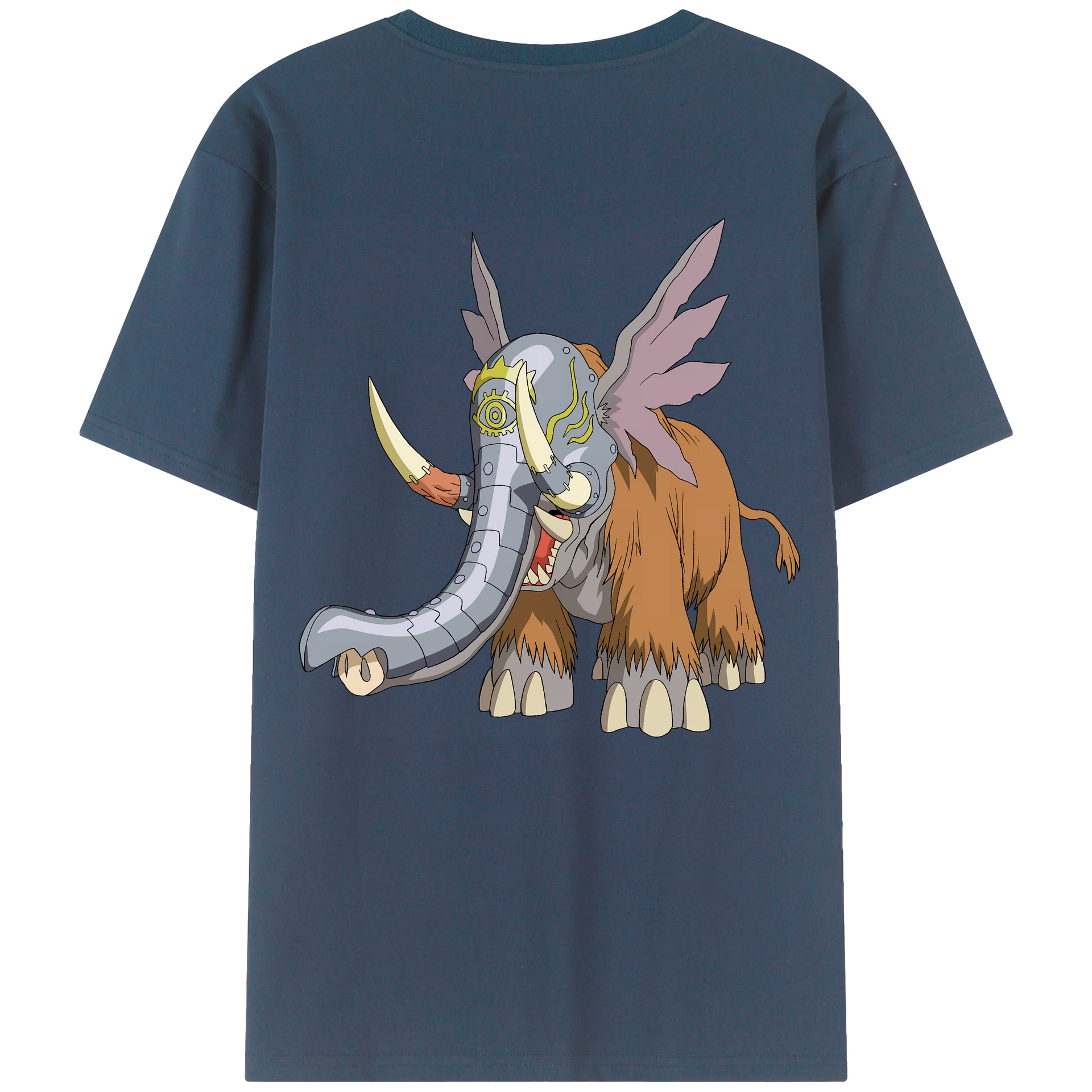 （画像用） Digimon デジタルモンスター/デジモン 綿100％半袖Tシャツ（背面プリント）