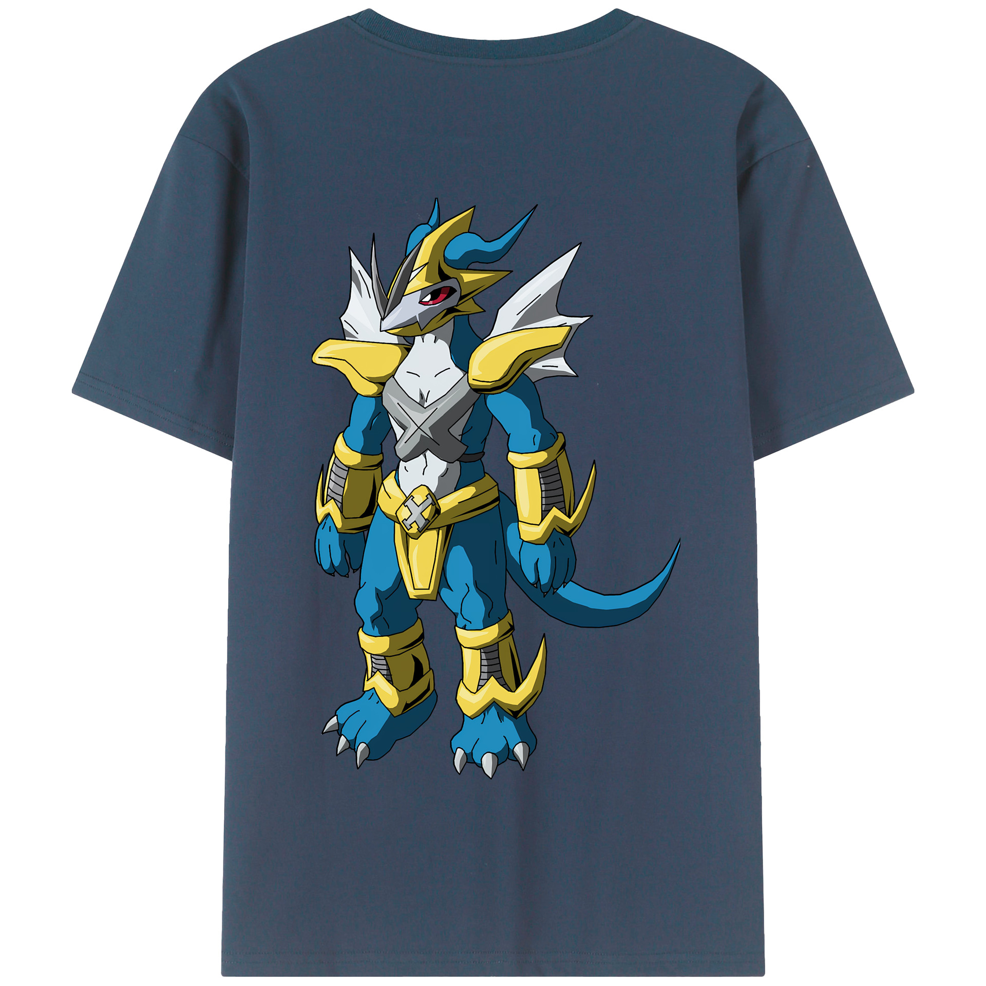（画像用） Digimon デジタルモンスター/デジモン 綿100％半袖Tシャツ（背面プリント）