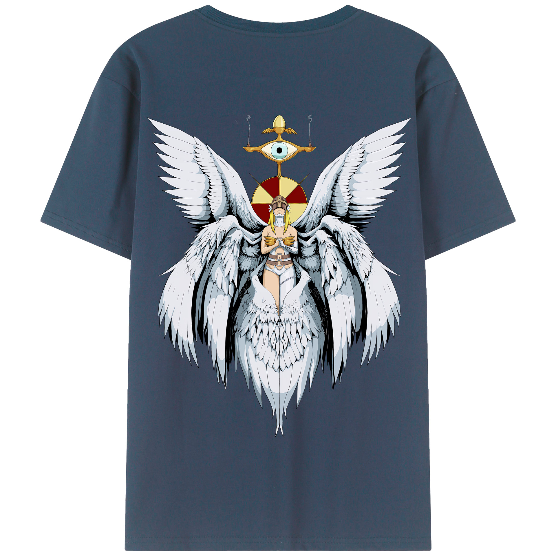 （画像用） Digimon デジタルモンスター/デジモン 綿100％半袖Tシャツ（背面プリント）
