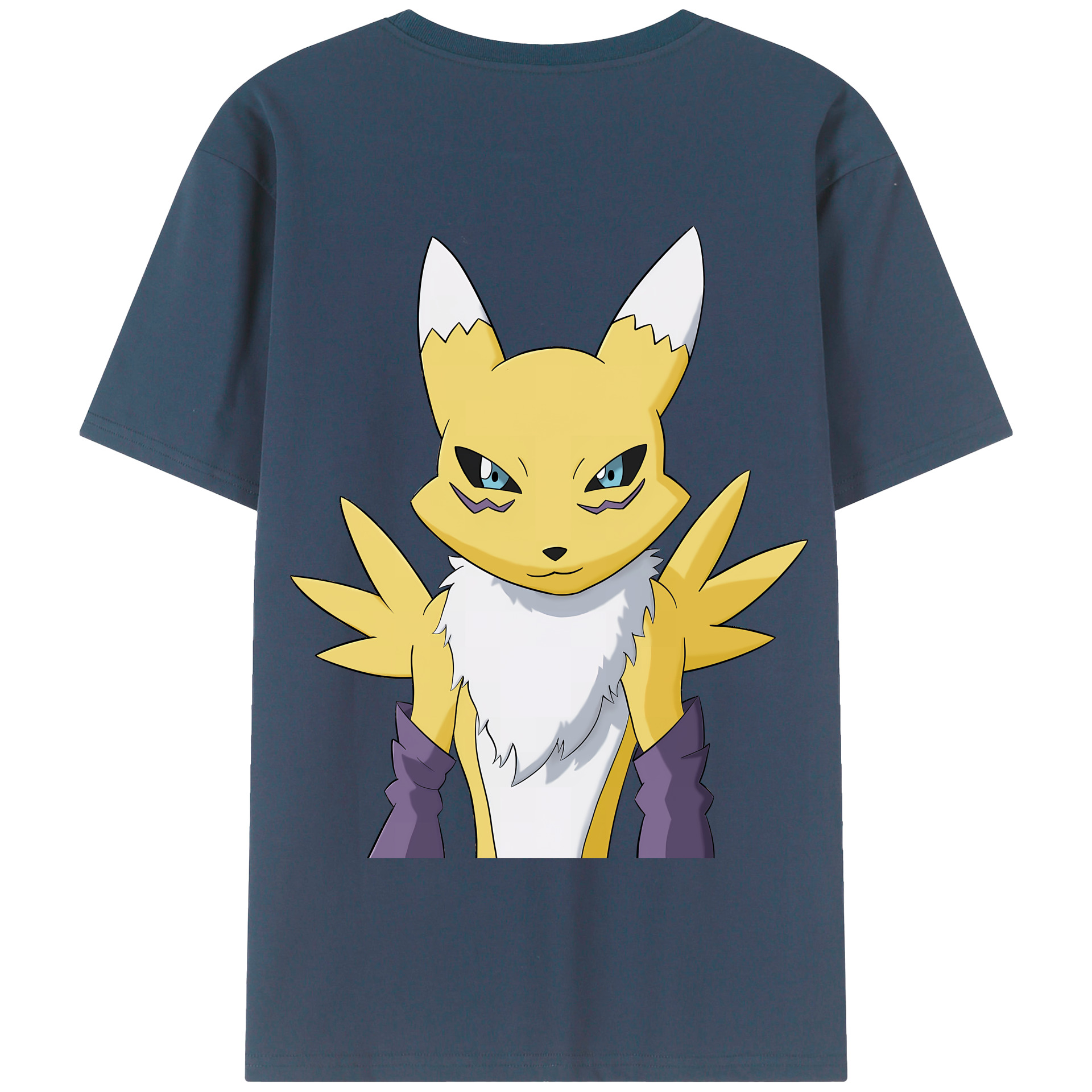 （画像用） Digimon デジタルモンスター/デジモン 綿100％半袖Tシャツ（背面プリント）
