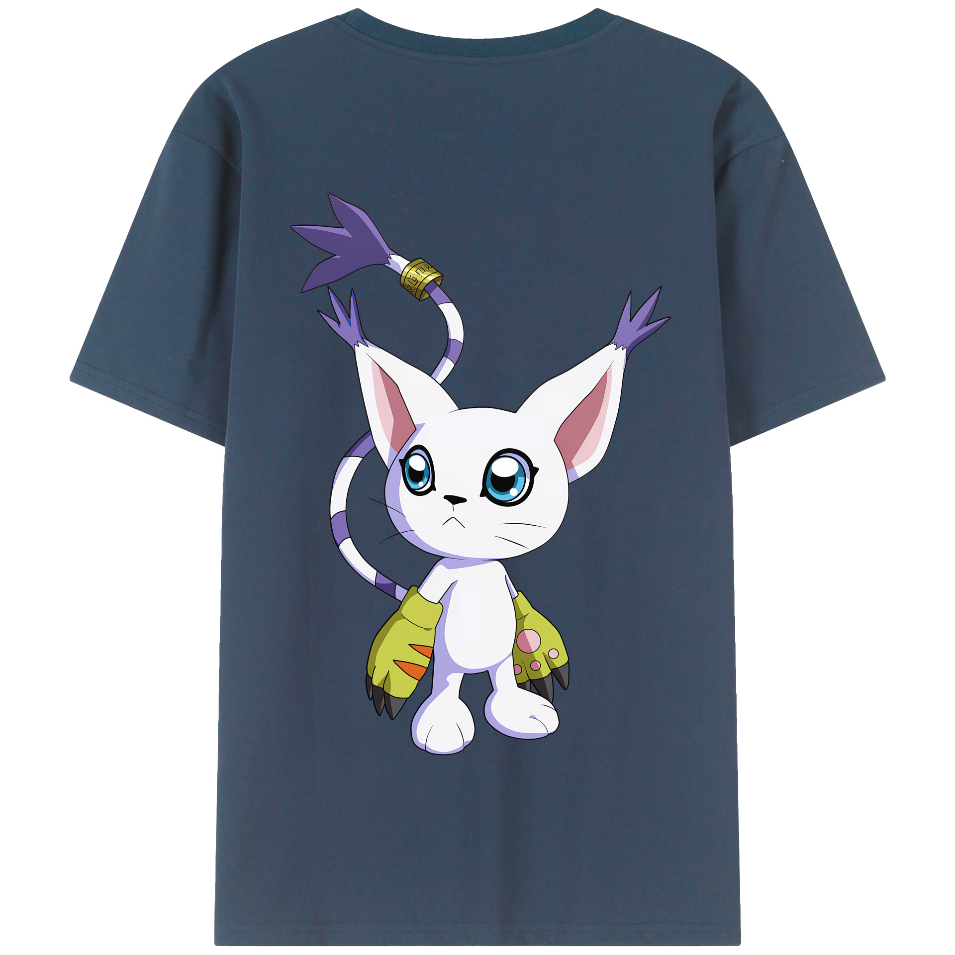 （画像用） Digimon デジタルモンスター/デジモン 綿100％半袖Tシャツ（背面プリント）