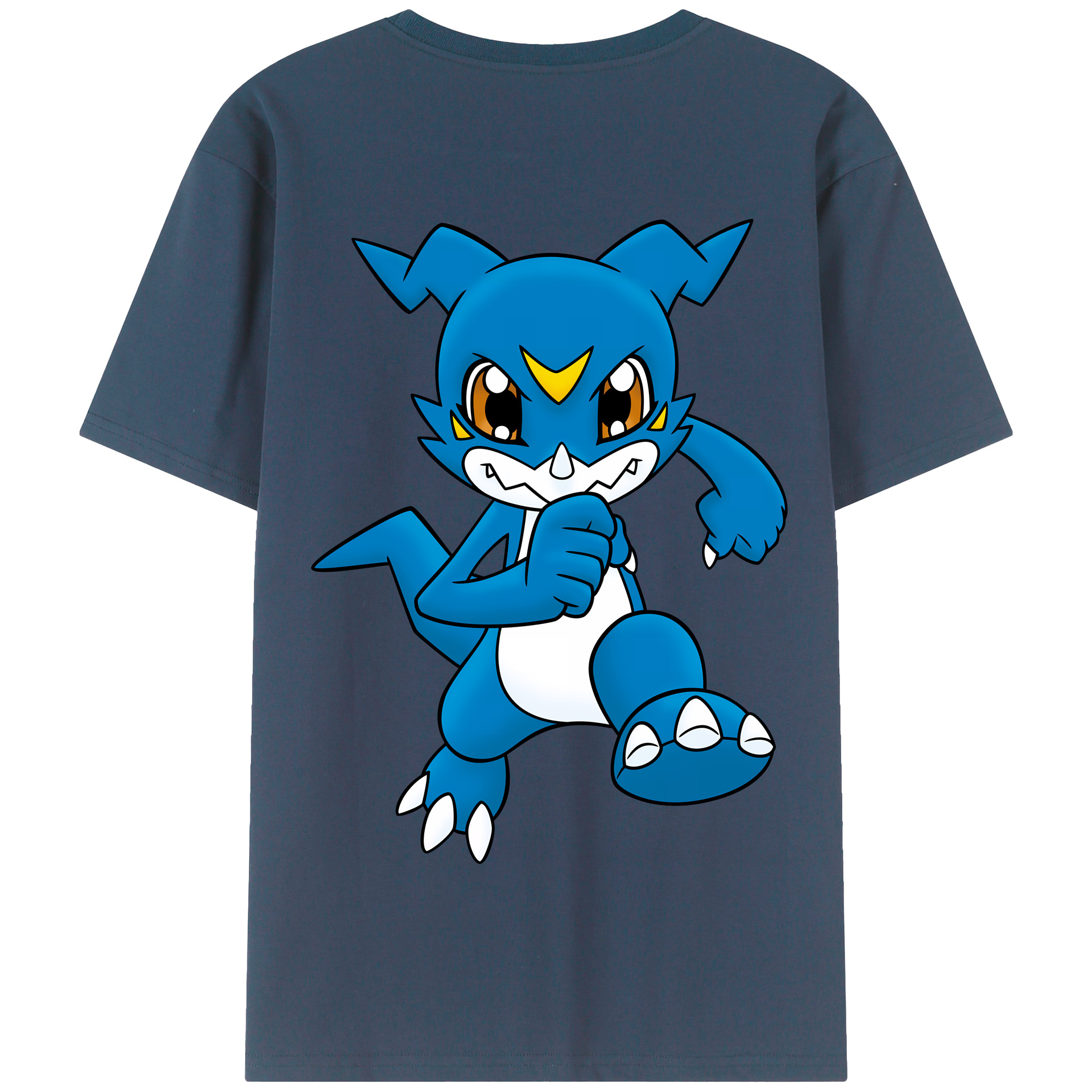 （画像用） Digimon デジタルモンスター/デジモン 綿100％半袖Tシャツ（背面プリント）
