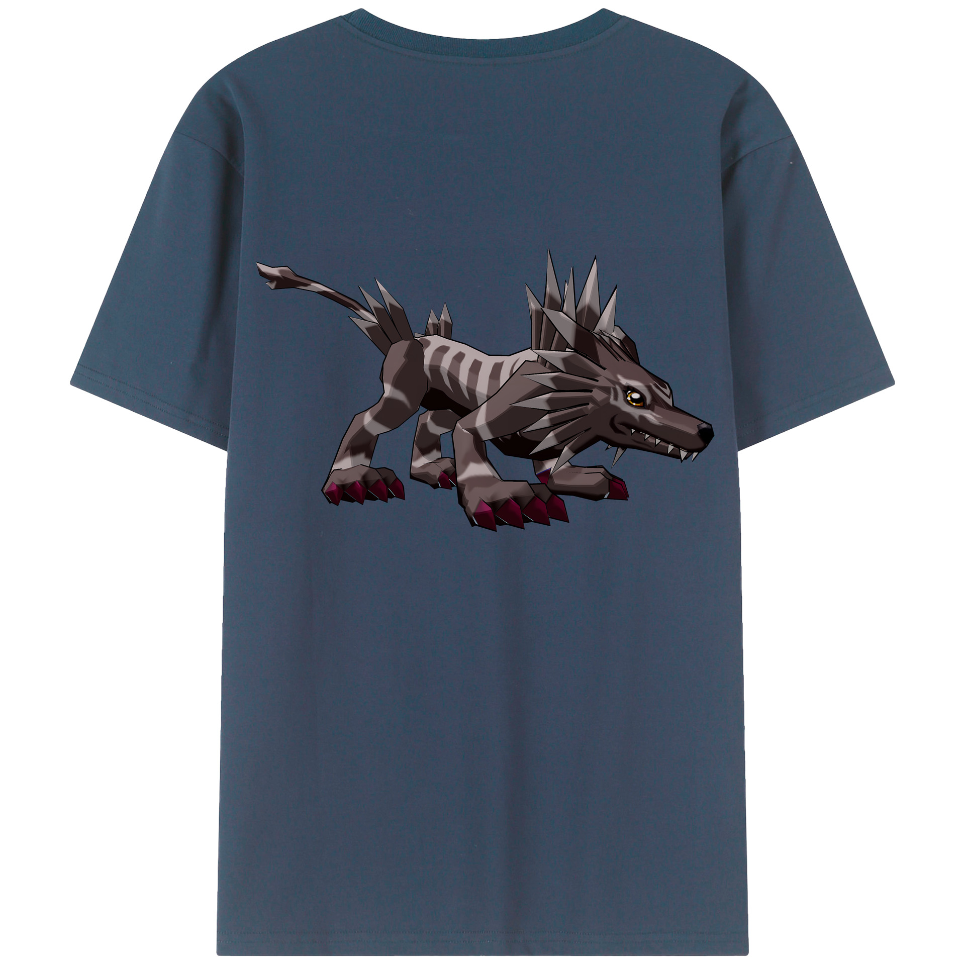 （画像用） Digimon デジタルモンスター/デジモン 綿100％半袖Tシャツ（背面プリント）