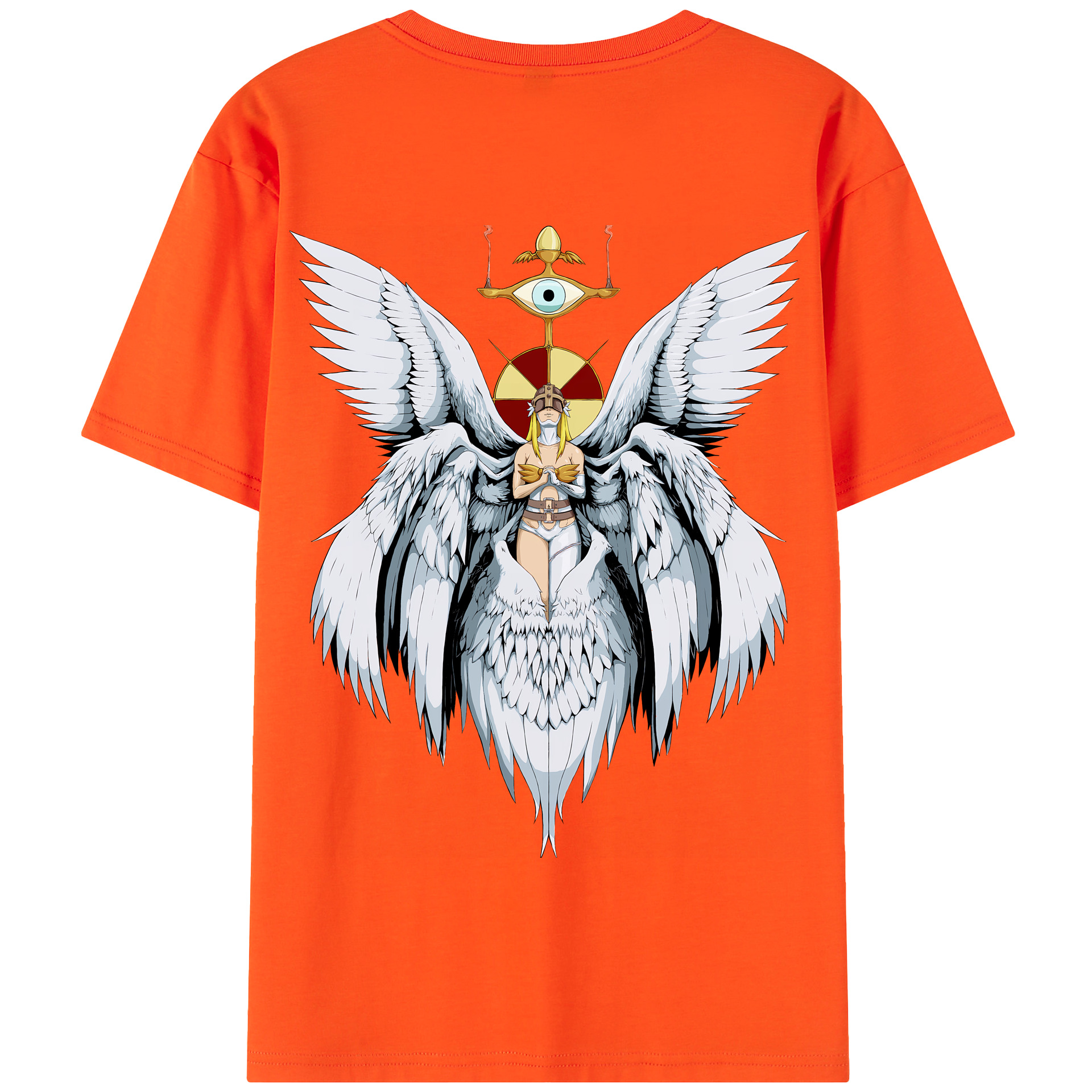 （画像用） Digimon デジタルモンスター/デジモン 綿100％半袖Tシャツ（背面プリント）