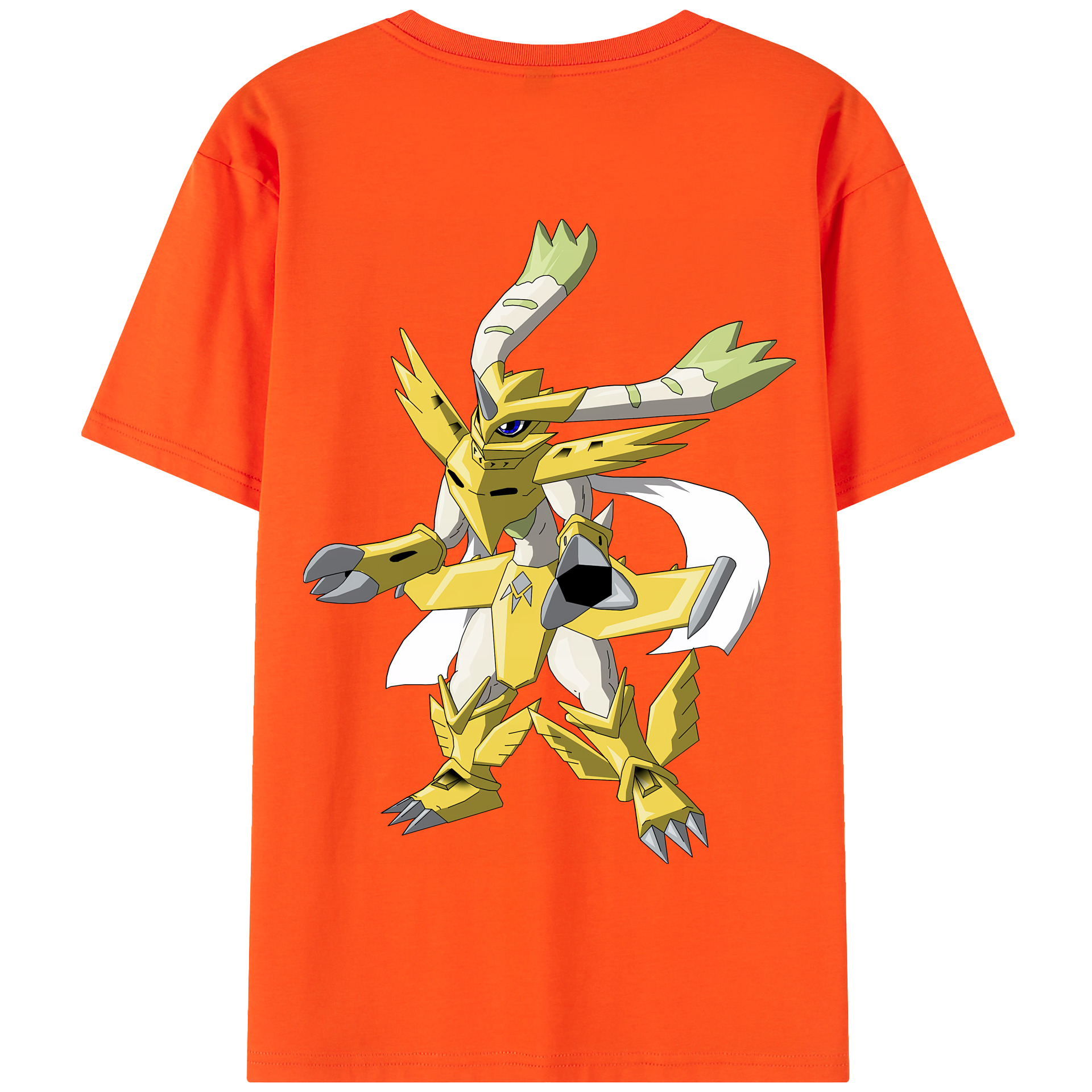 （画像用） Digimon デジタルモンスター/デジモン 綿100％半袖Tシャツ（背面プリント）