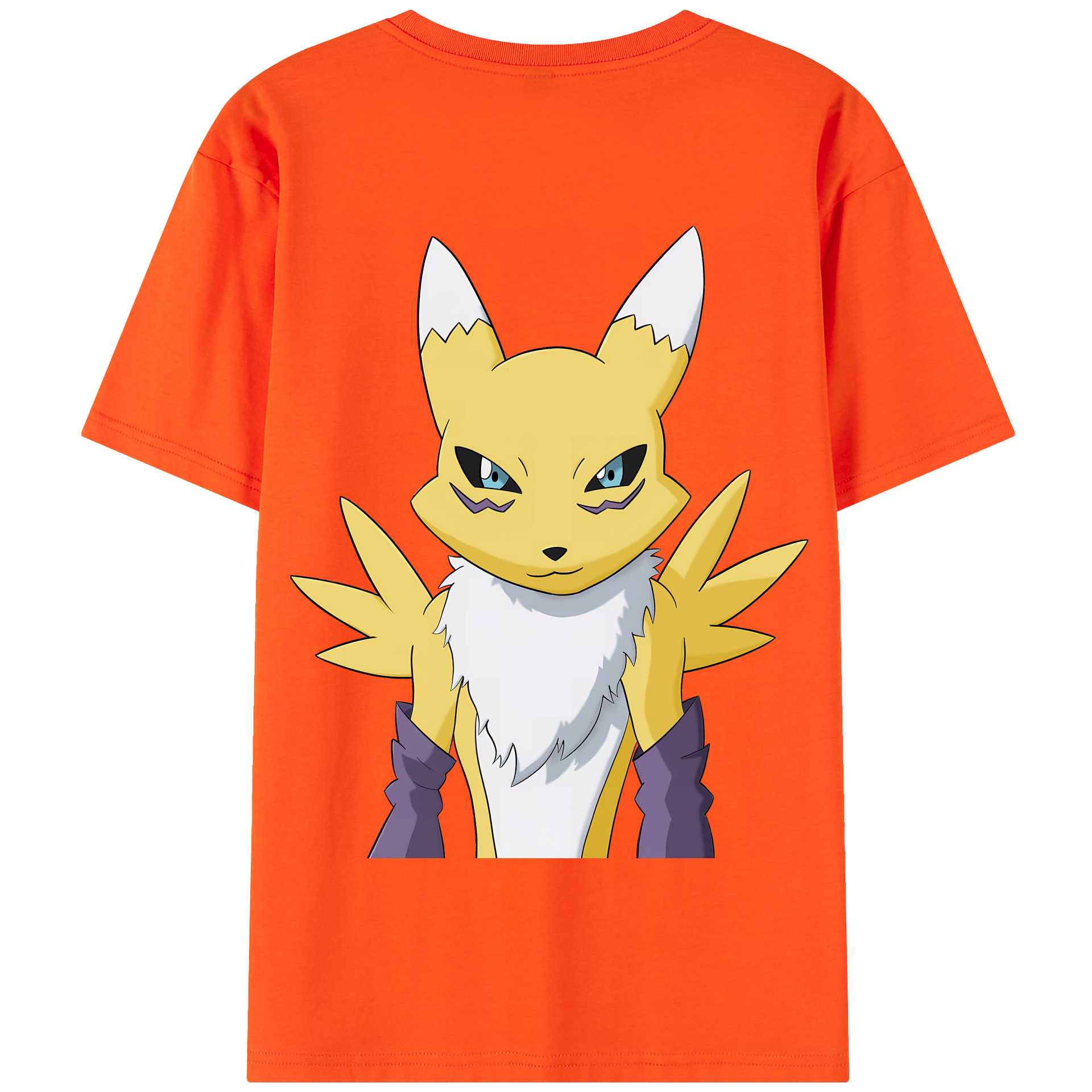 （画像用） Digimon デジタルモンスター/デジモン 綿100％半袖Tシャツ（背面プリント）