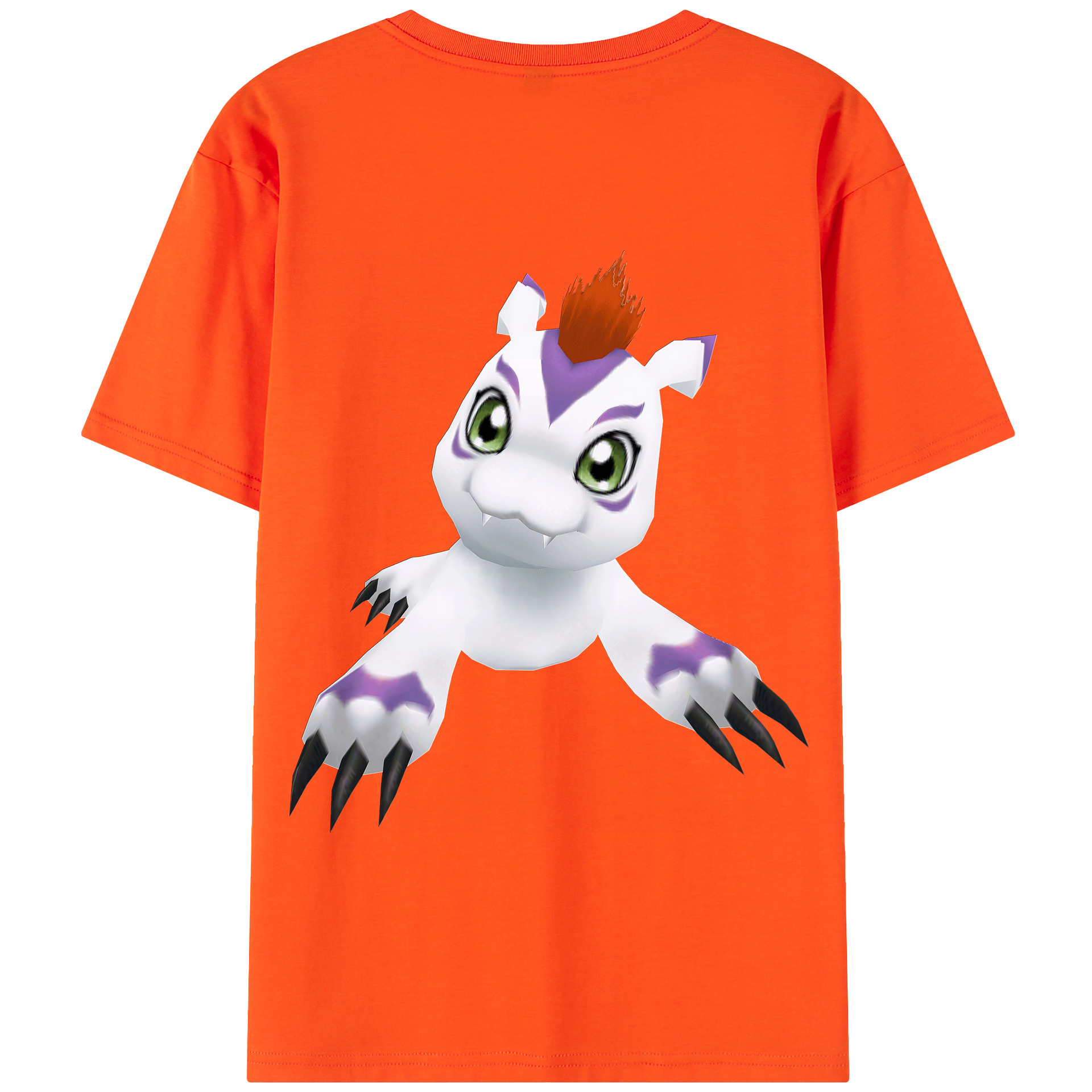 （画像用） Digimon デジタルモンスター/デジモン 綿100％半袖Tシャツ（背面プリント）