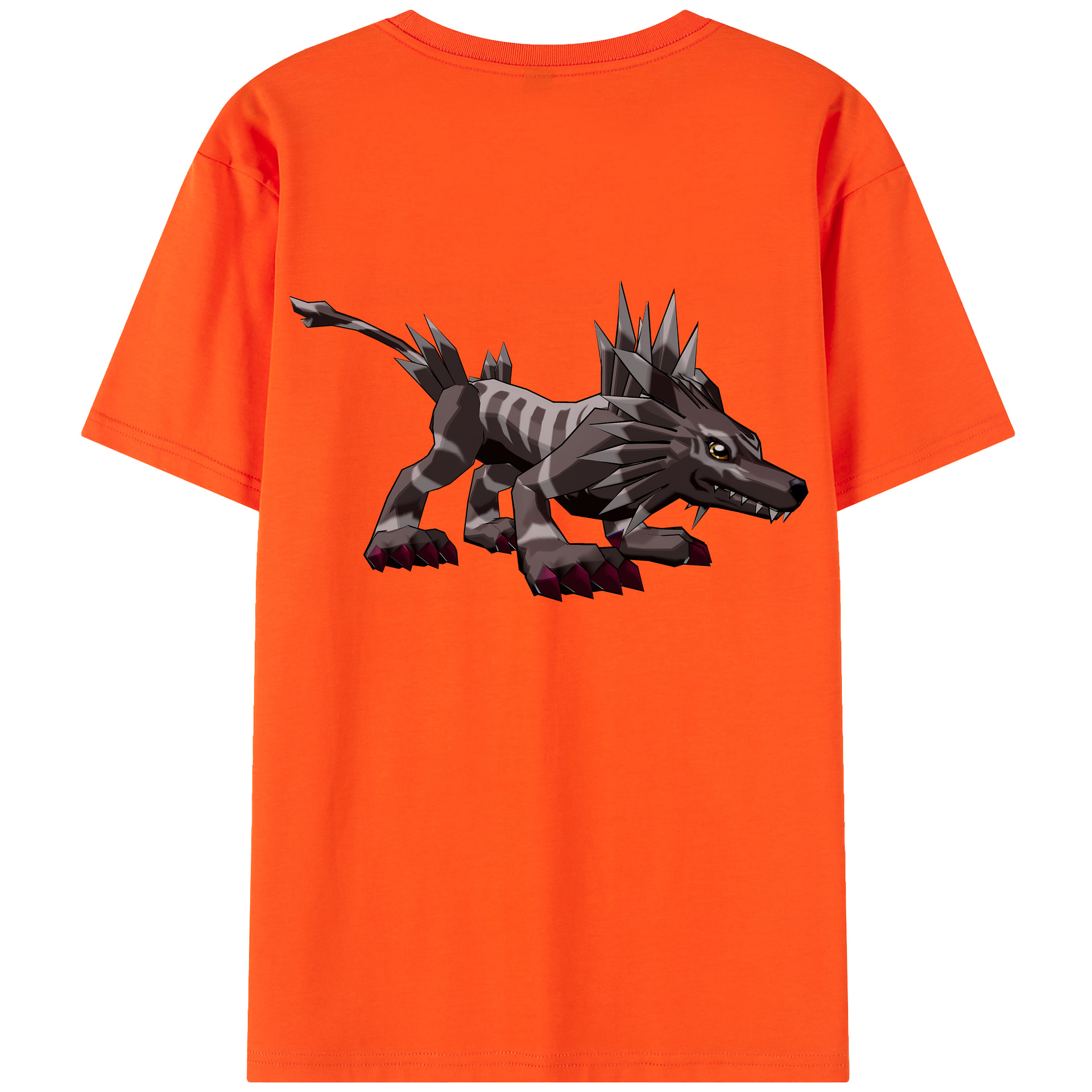 （画像用） Digimon デジタルモンスター/デジモン 綿100％半袖Tシャツ（背面プリント）