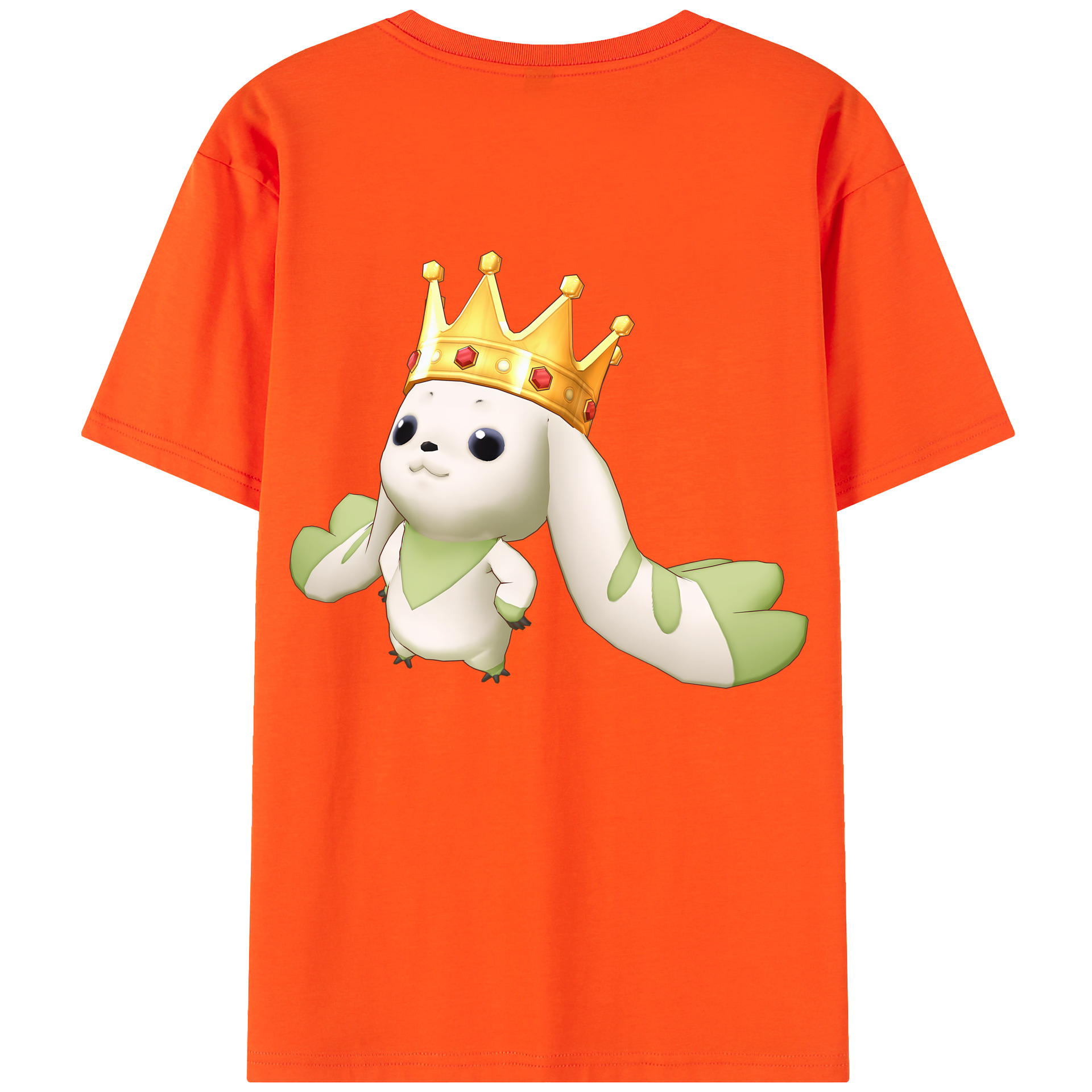（画像用） Digimon デジタルモンスター/デジモン 綿100％半袖Tシャツ（背面プリント）