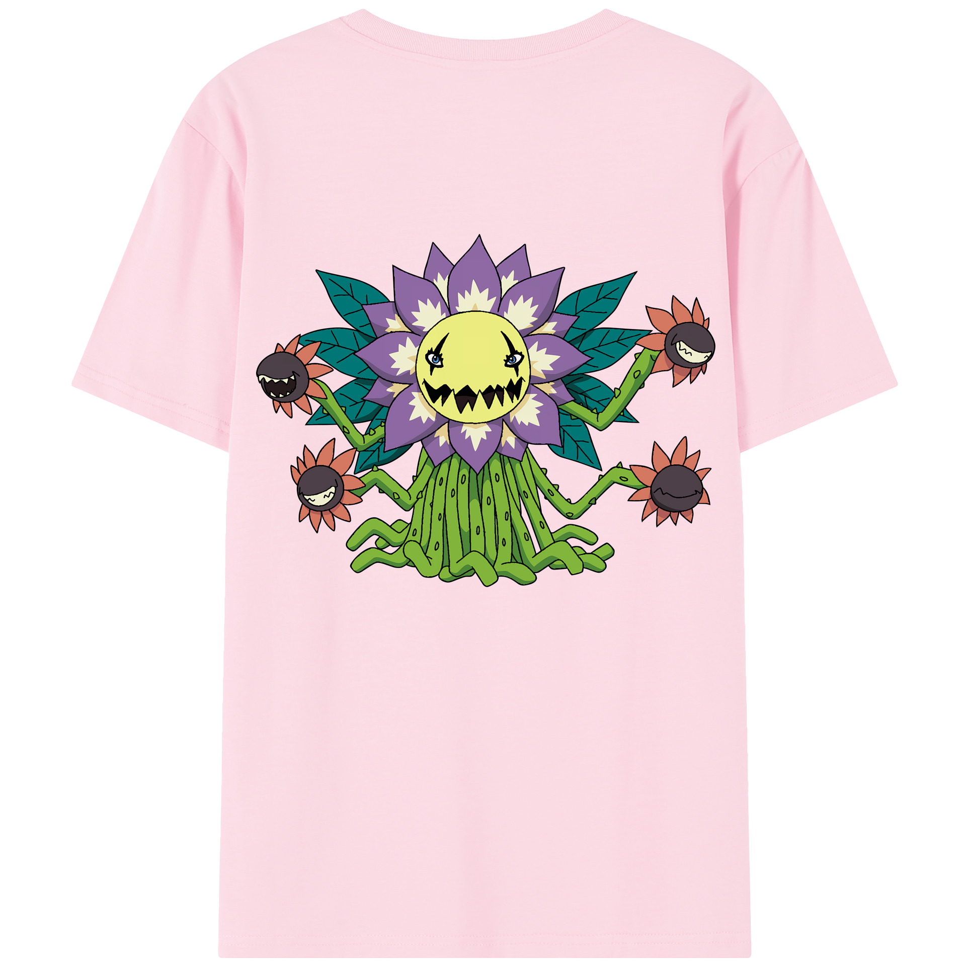 （画像用） Digimon デジタルモンスター/デジモン 綿100％半袖Tシャツ（背面プリント）