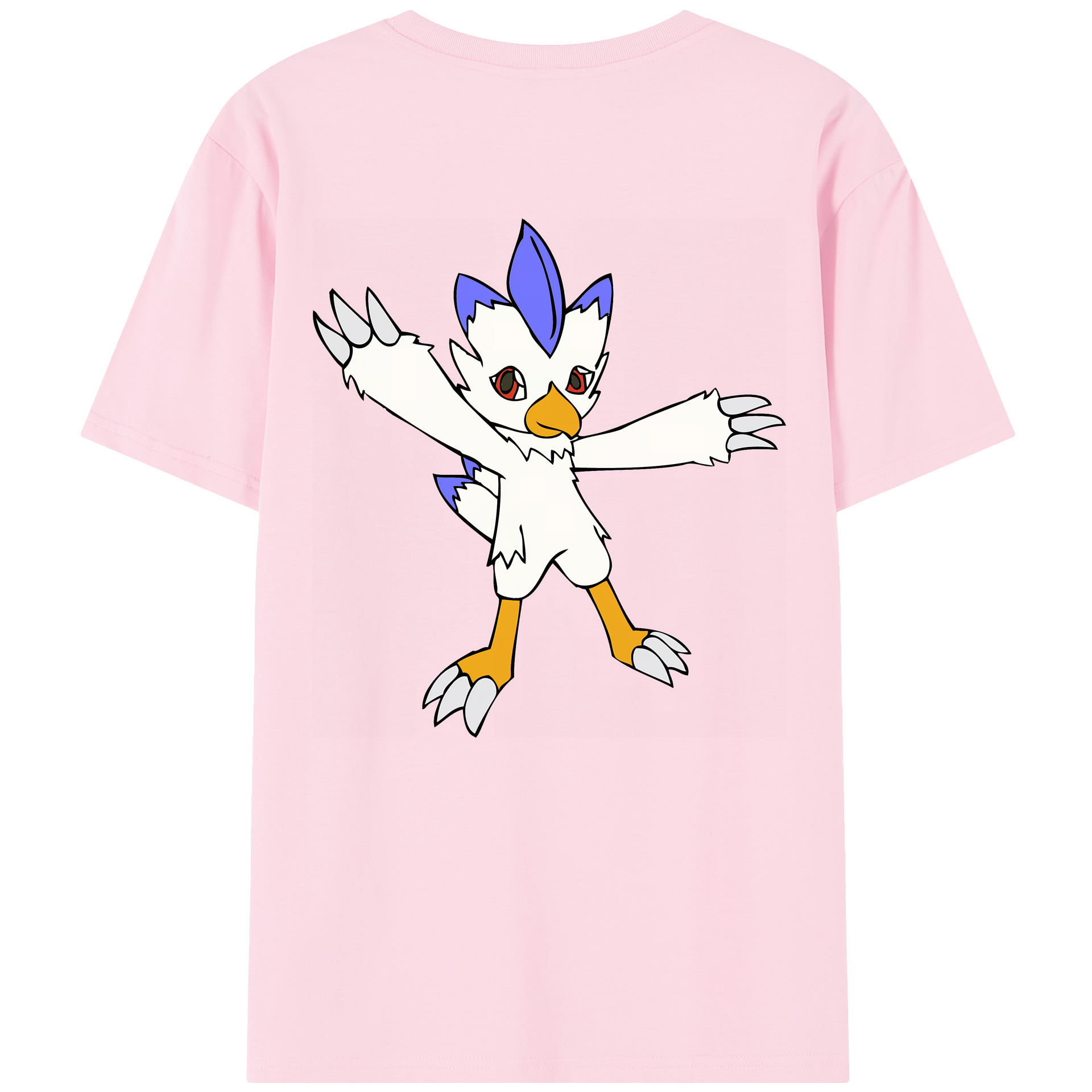 （画像用） Digimon デジタルモンスター/デジモン 綿100％半袖Tシャツ（背面プリント）