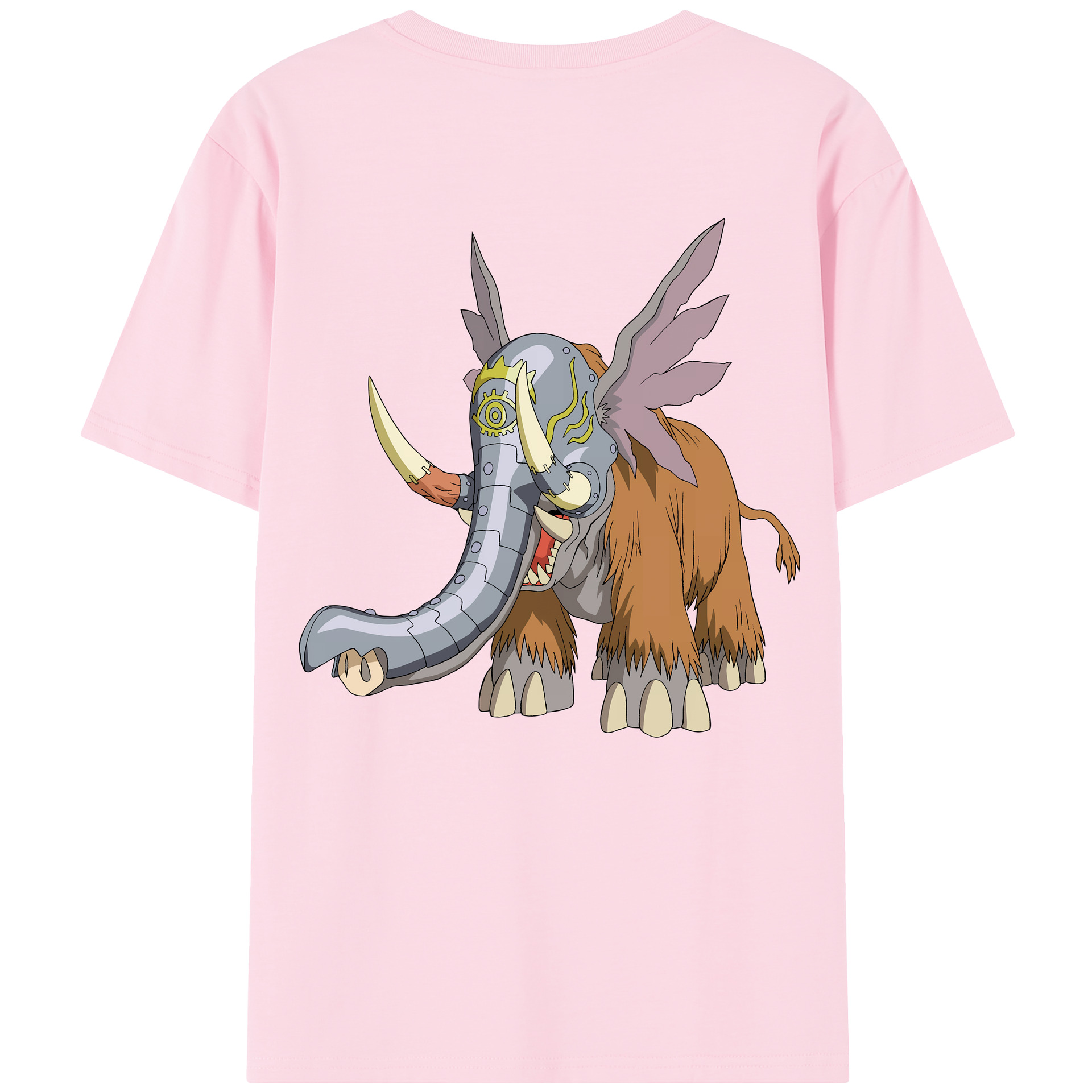 （画像用） Digimon デジタルモンスター/デジモン 綿100％半袖Tシャツ（背面プリント）