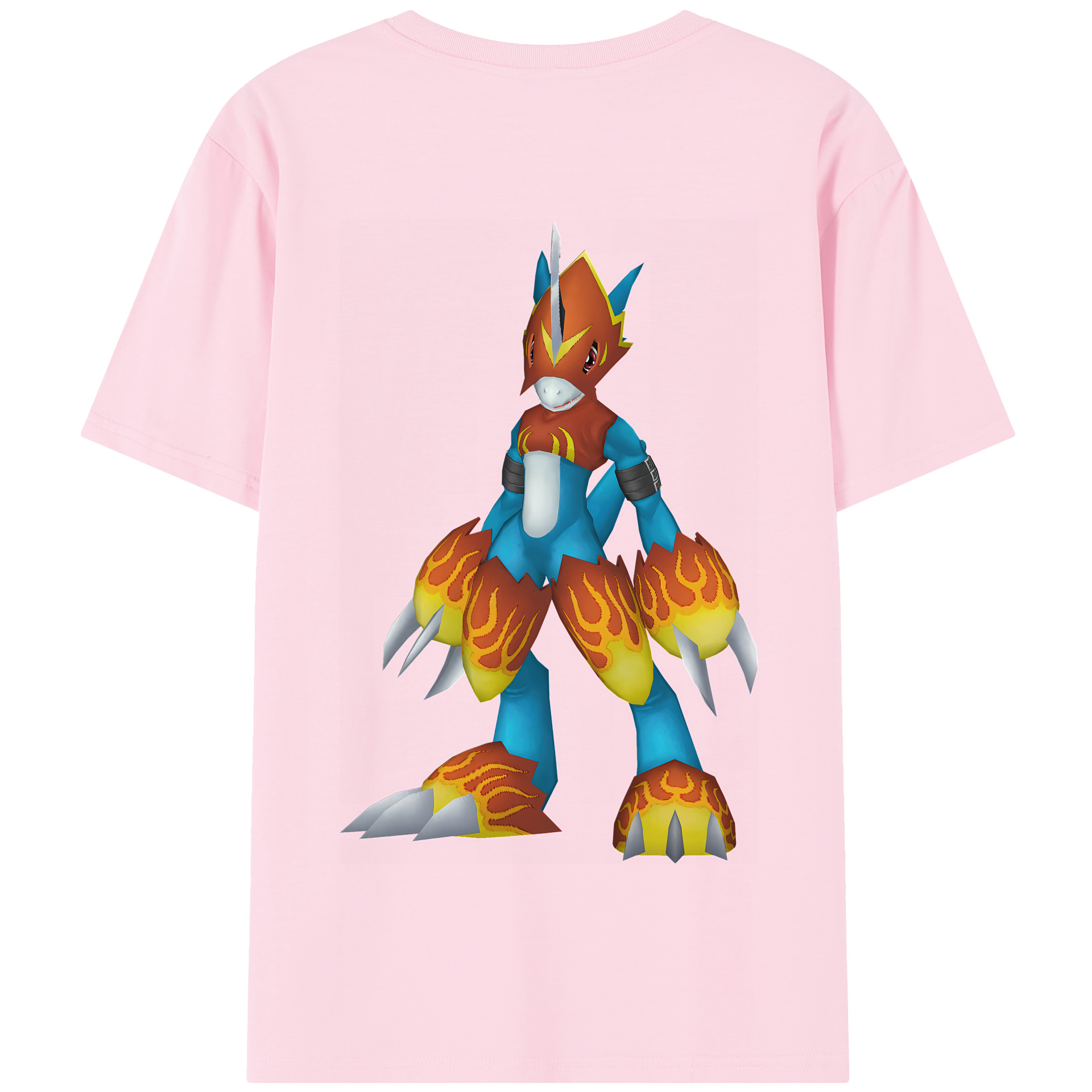 （画像用） Digimon デジタルモンスター/デジモン 綿100％半袖Tシャツ（背面プリント）