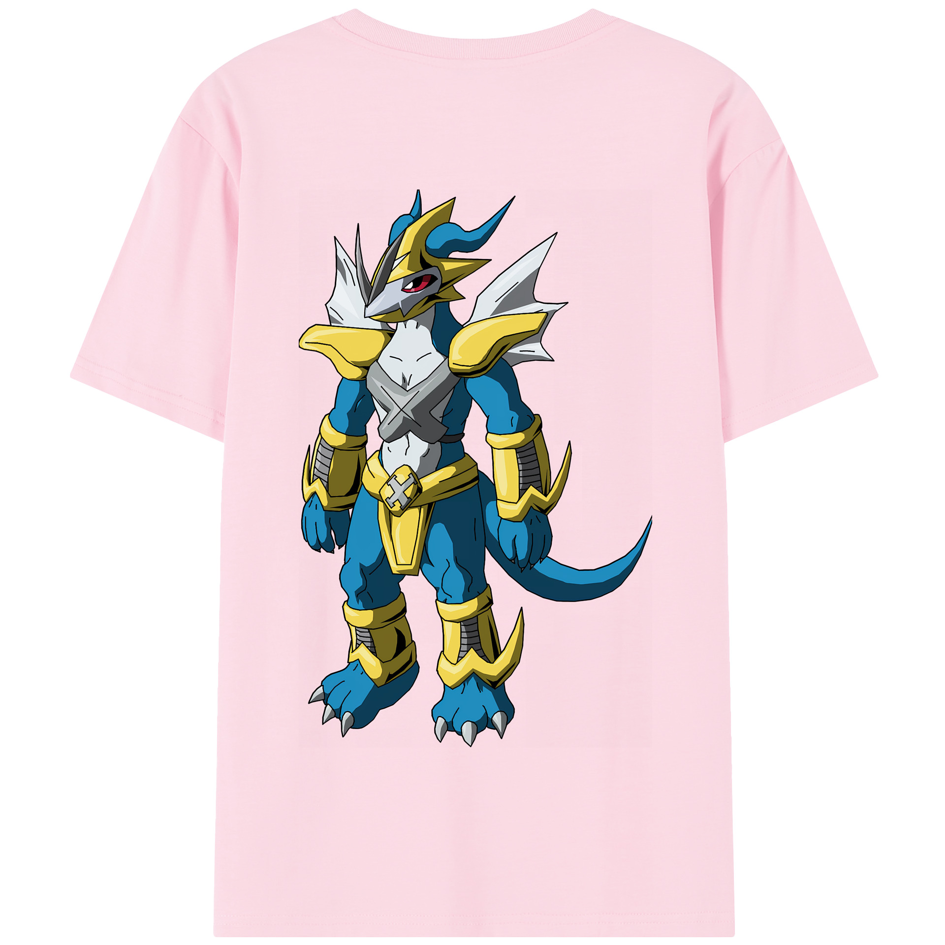 （画像用） Digimon デジタルモンスター/デジモン 綿100％半袖Tシャツ（背面プリント）