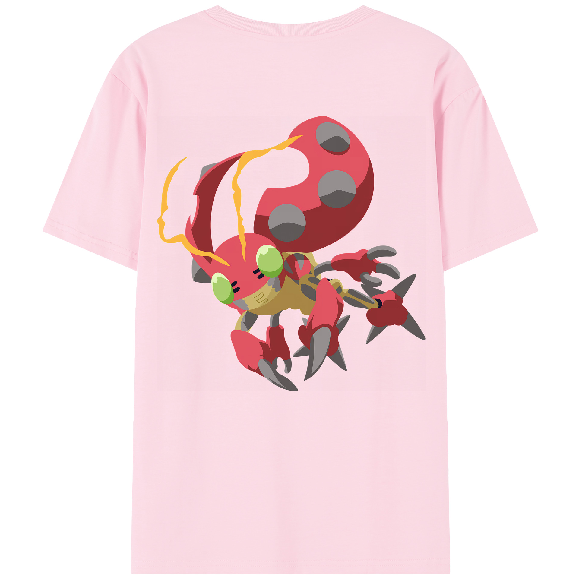 （画像用） Digimon デジタルモンスター/デジモン 綿100％半袖Tシャツ（背面プリント）