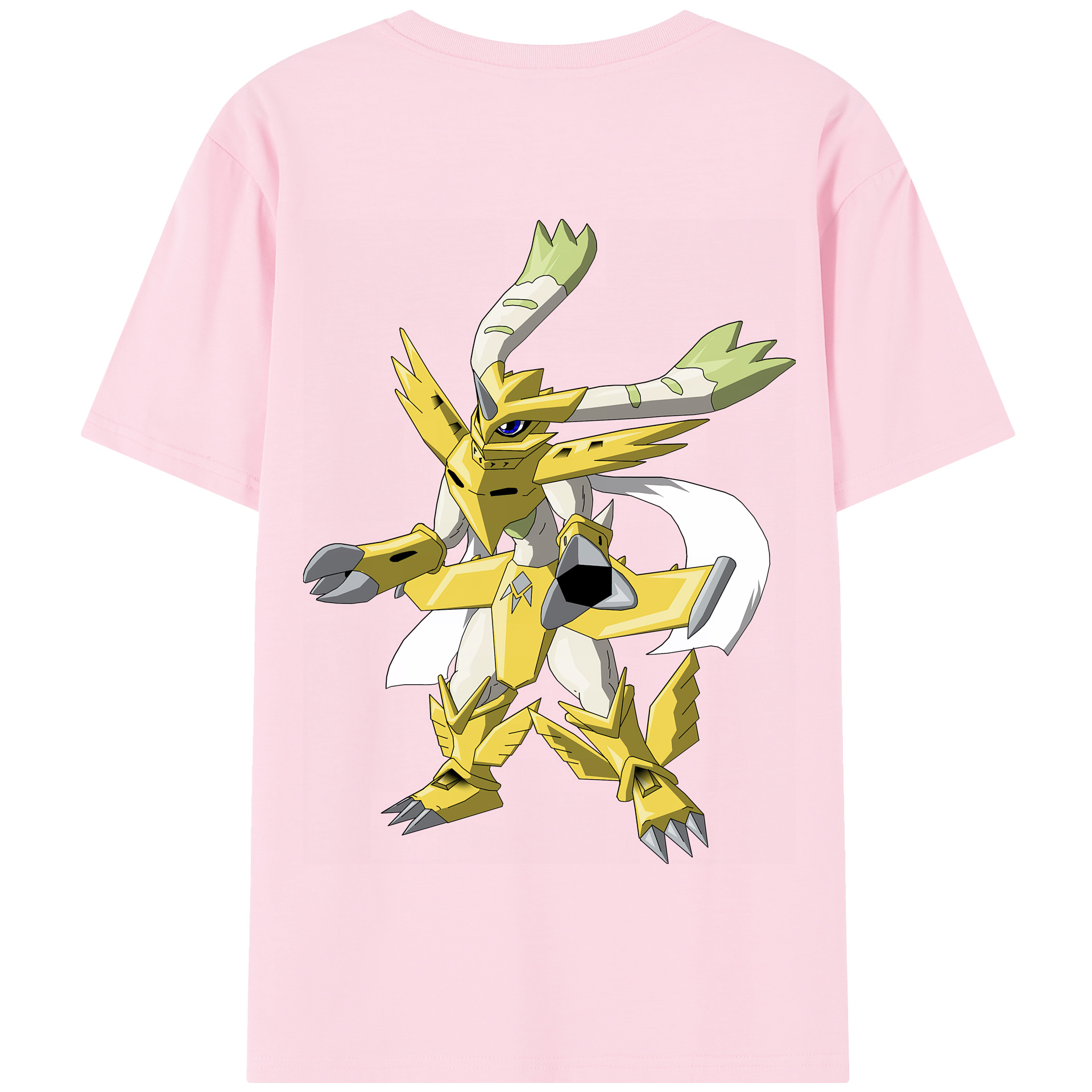 （画像用） Digimon デジタルモンスター/デジモン 綿100％半袖Tシャツ（背面プリント）