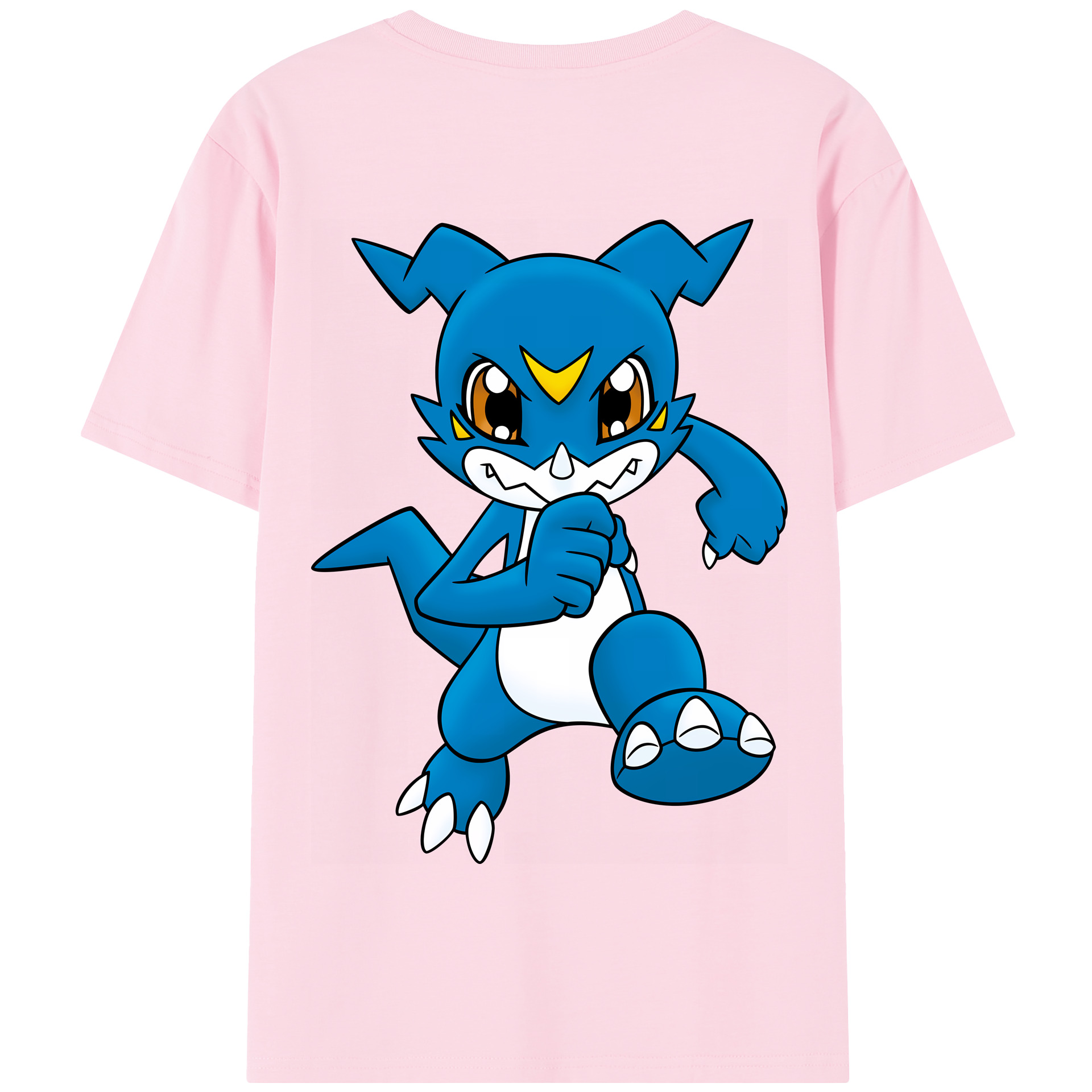 （画像用） Digimon デジタルモンスター/デジモン 綿100％半袖Tシャツ（背面プリント）