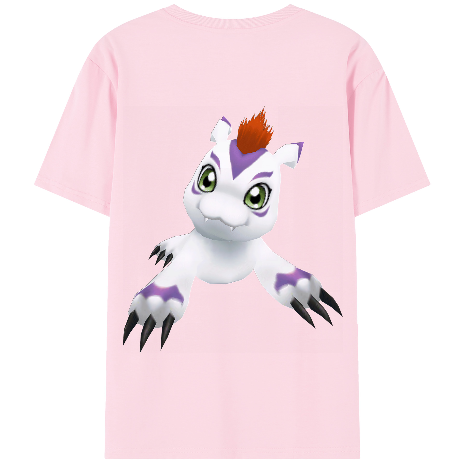 （画像用） Digimon デジタルモンスター/デジモン 綿100％半袖Tシャツ（背面プリント）