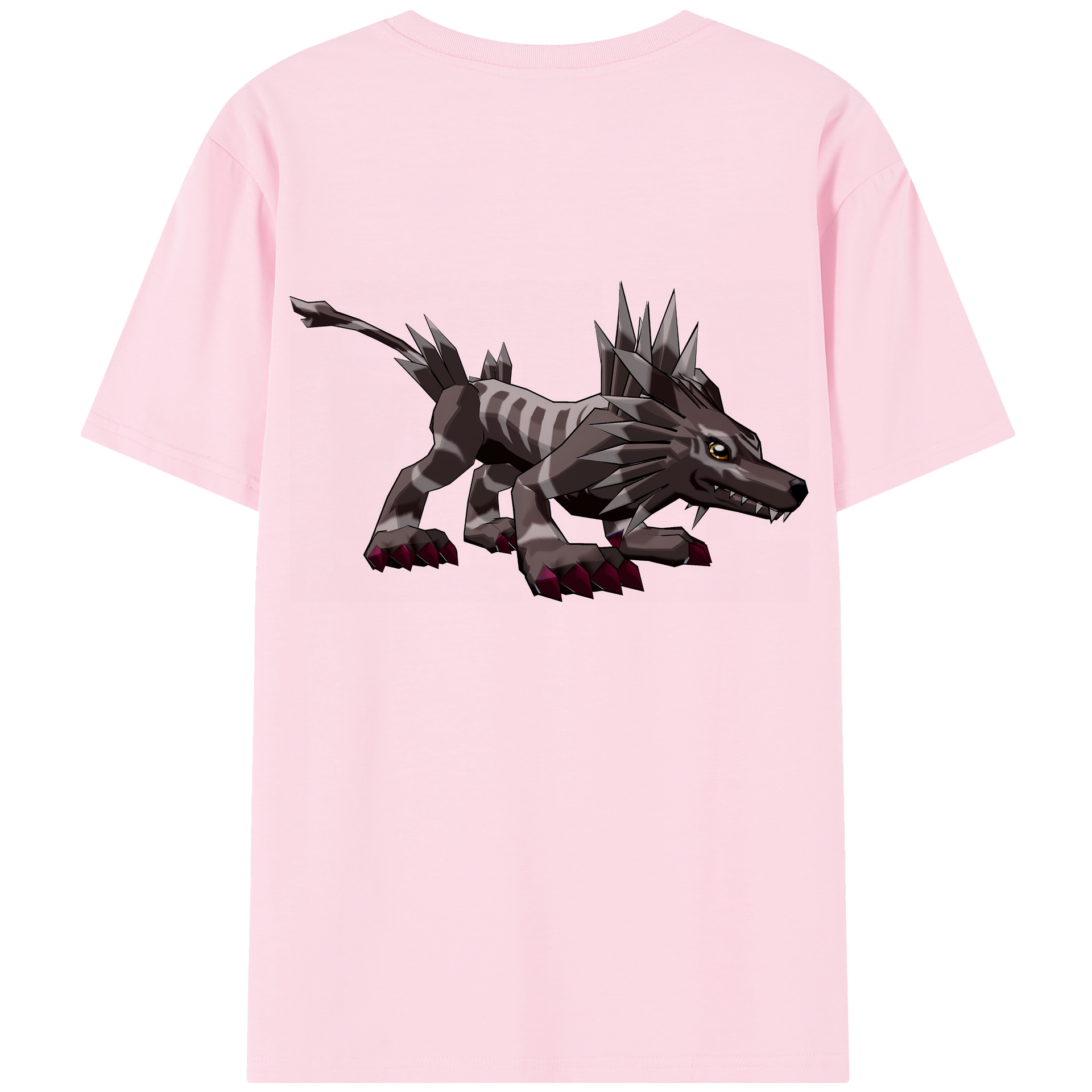 （画像用） Digimon デジタルモンスター/デジモン 綿100％半袖Tシャツ（背面プリント）