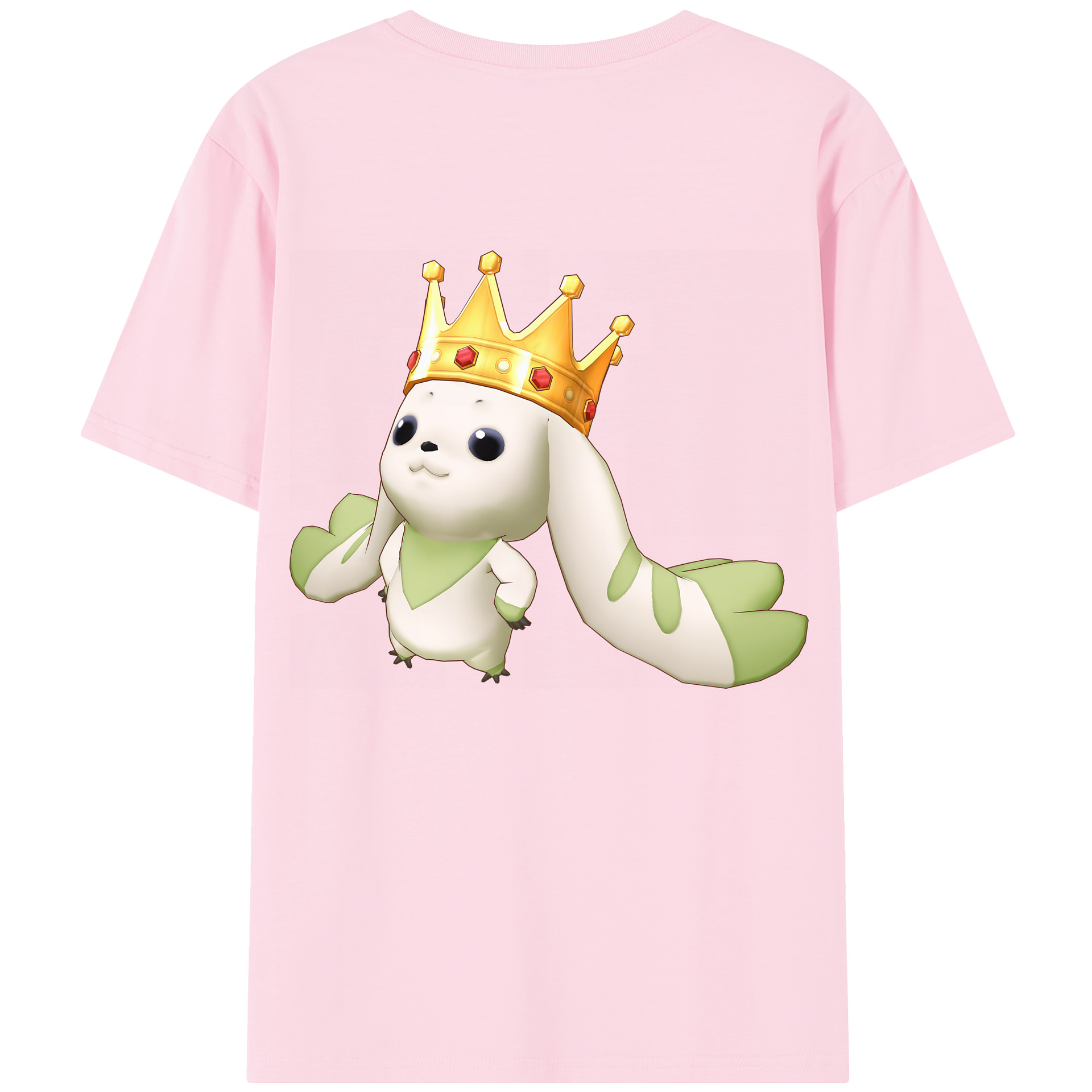 （画像用） Digimon デジタルモンスター/デジモン 綿100％半袖Tシャツ（背面プリント）