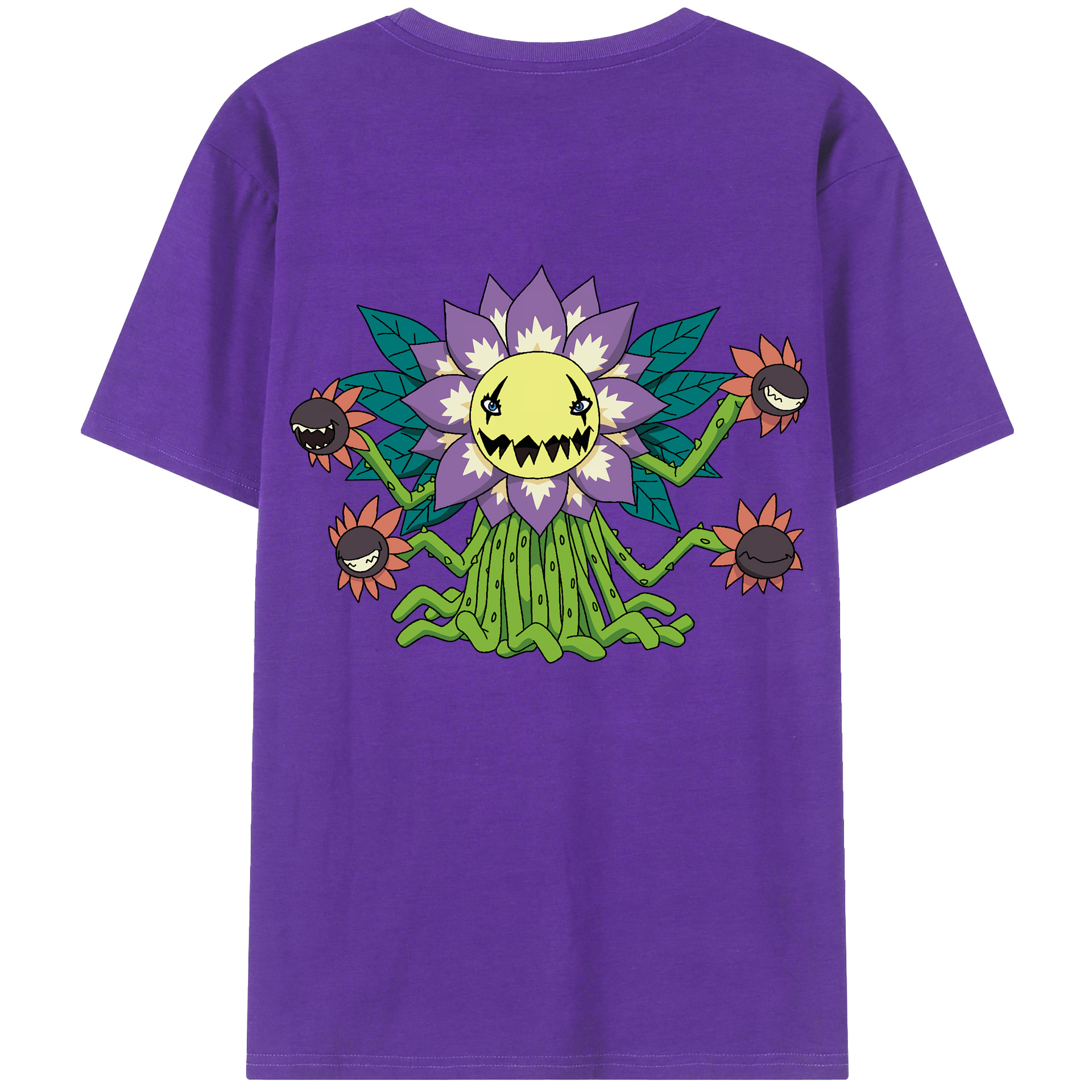 （画像用） Digimon デジタルモンスター/デジモン 綿100％半袖Tシャツ（背面プリント）