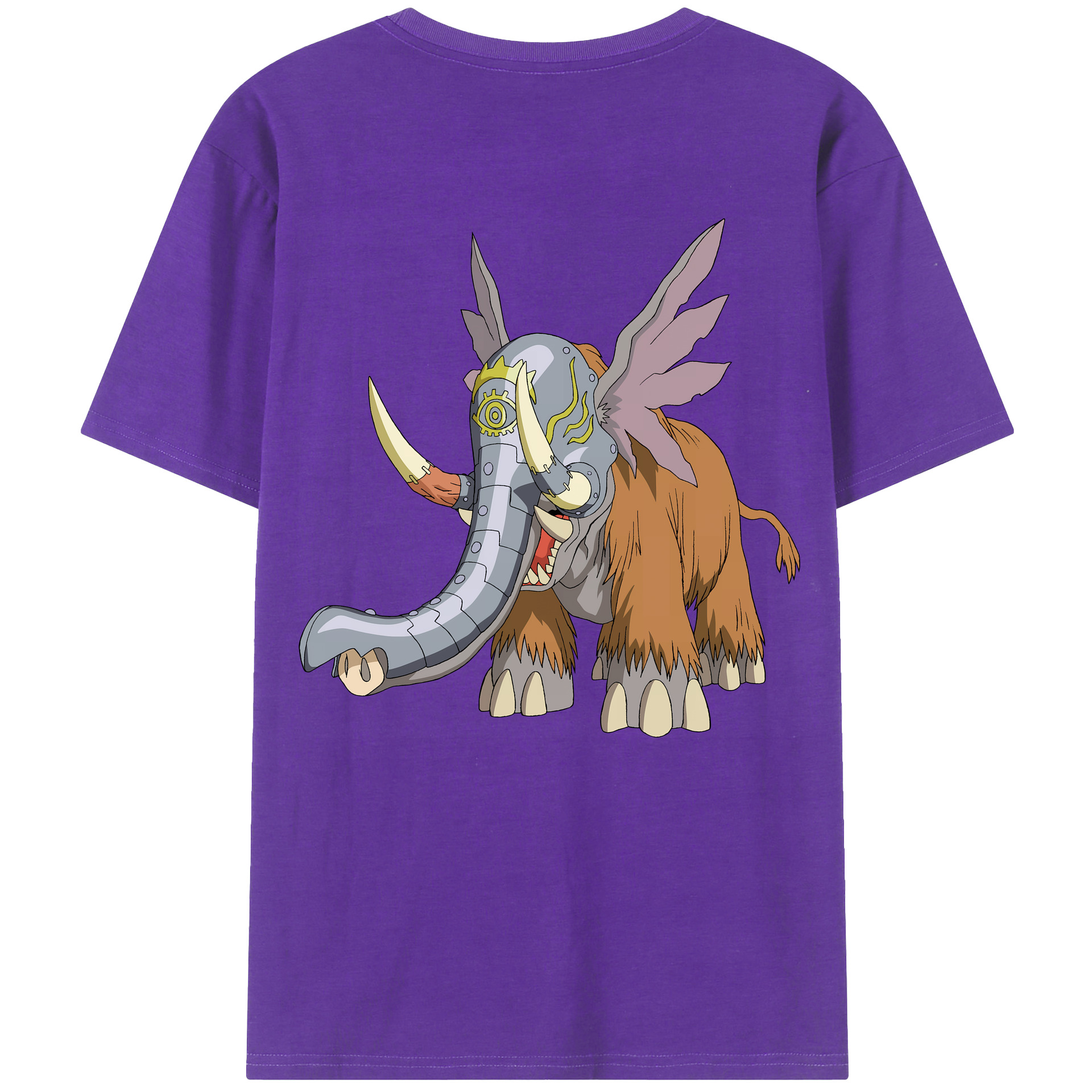 （画像用） Digimon デジタルモンスター/デジモン 綿100％半袖Tシャツ（背面プリント）