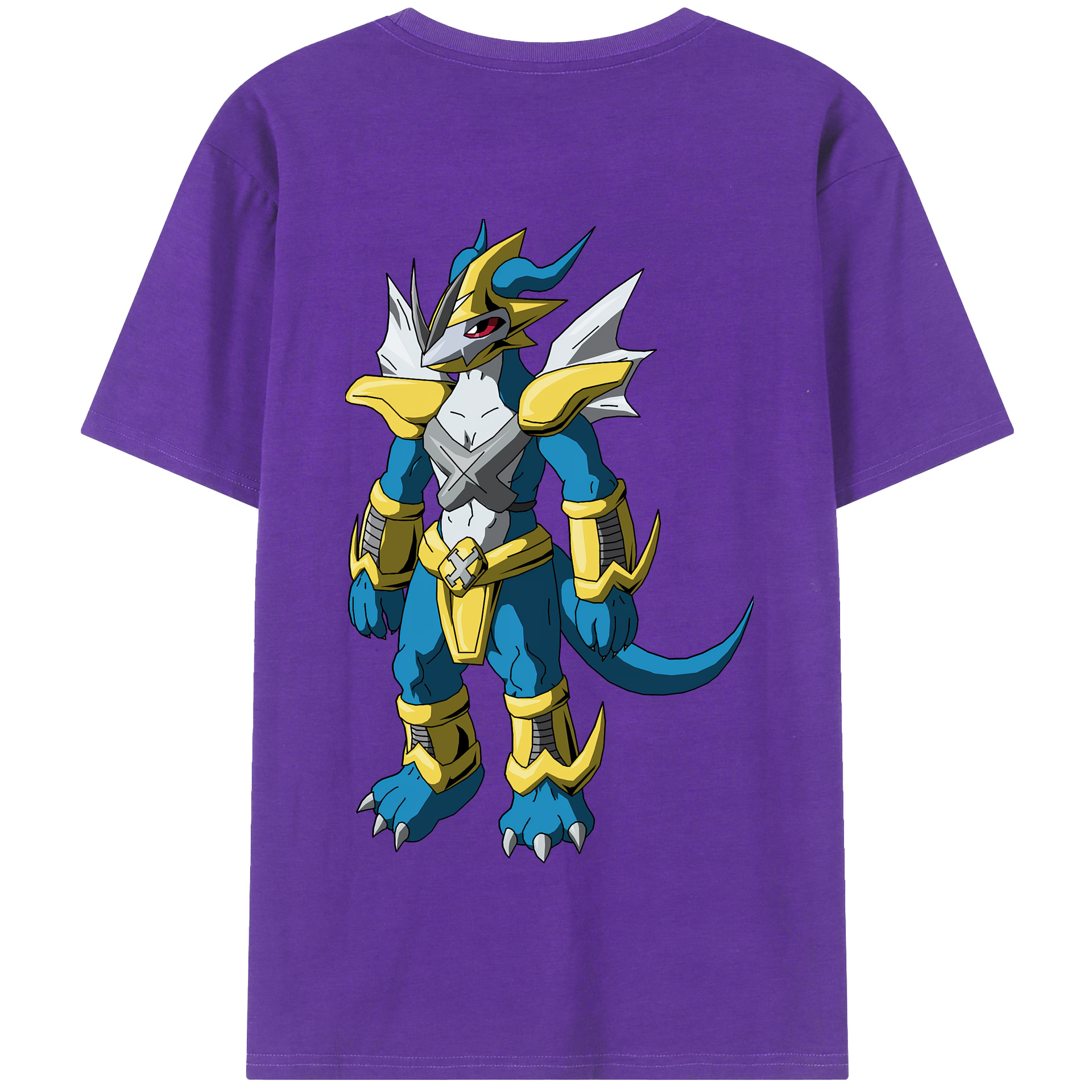 （画像用） Digimon デジタルモンスター/デジモン 綿100％半袖Tシャツ（背面プリント）