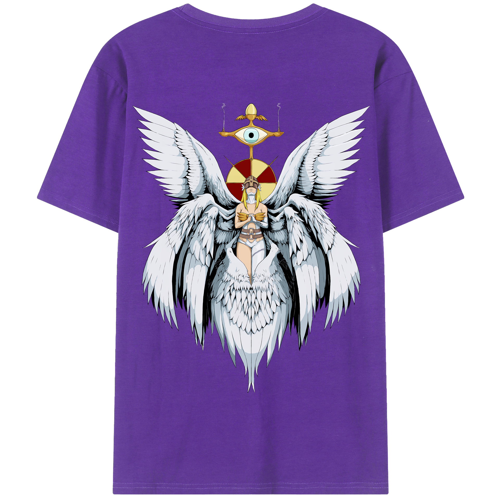 （画像用） Digimon デジタルモンスター/デジモン 綿100％半袖Tシャツ（背面プリント）