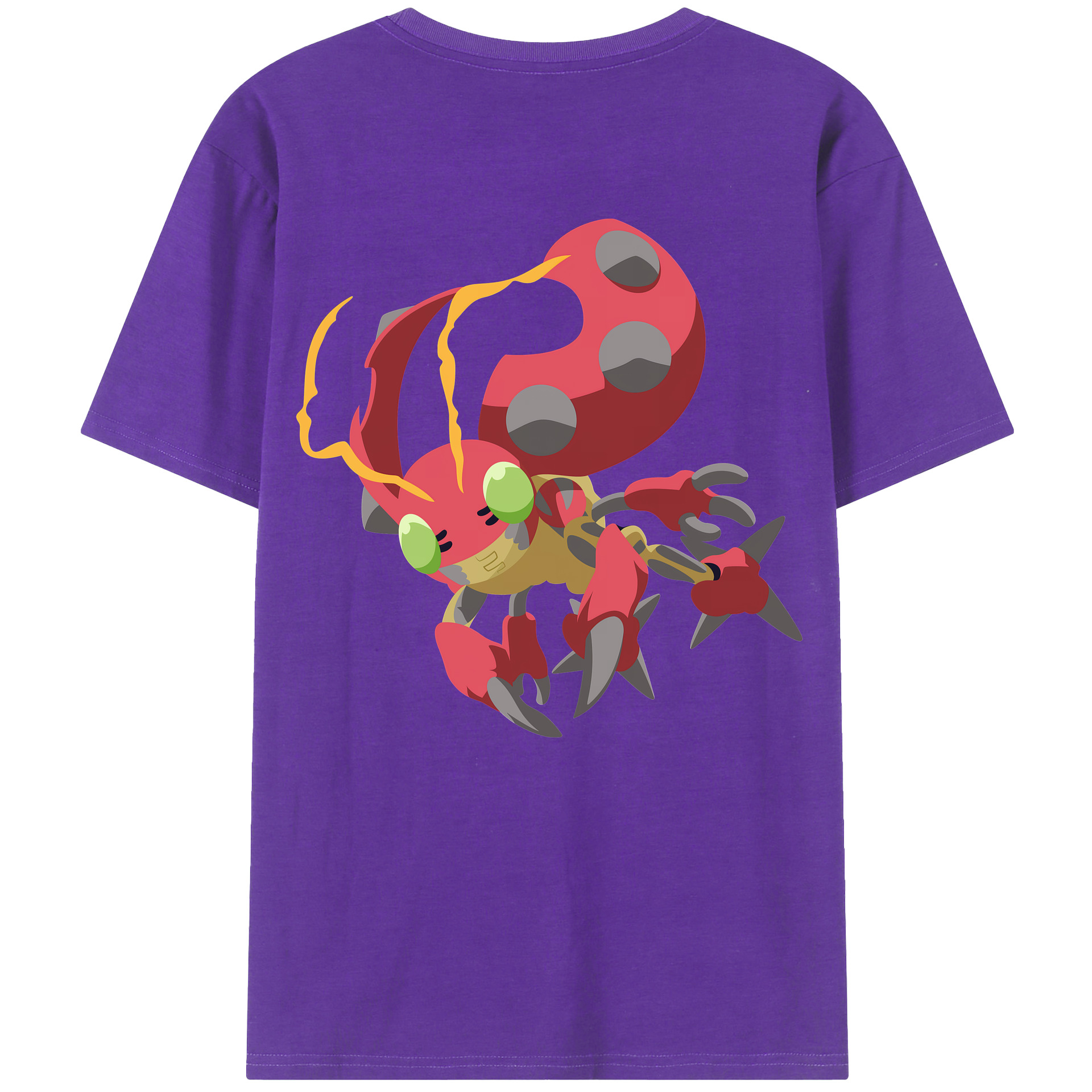 （画像用） Digimon デジタルモンスター/デジモン 綿100％半袖Tシャツ（背面プリント）