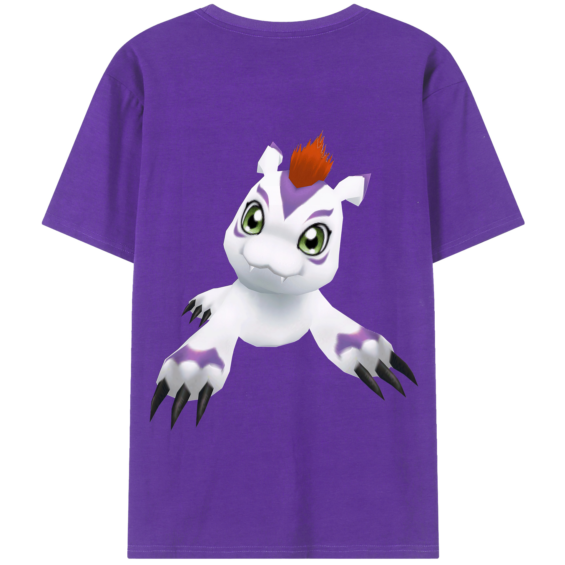 （画像用） Digimon デジタルモンスター/デジモン 綿100％半袖Tシャツ（背面プリント）