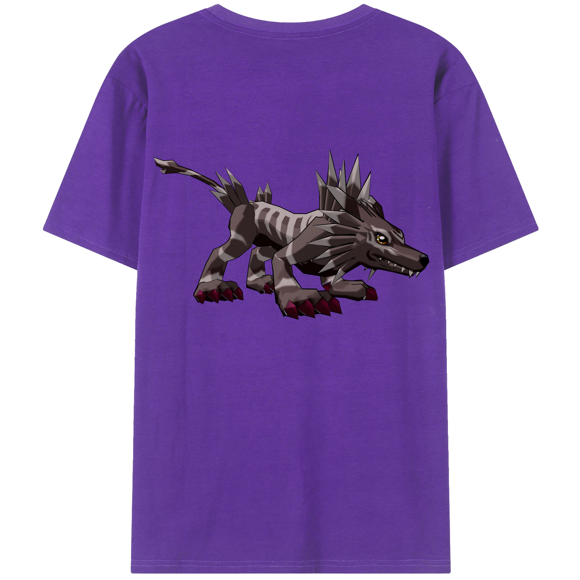 （画像用） Digimon デジタルモンスター/デジモン 綿100％半袖Tシャツ（背面プリント）