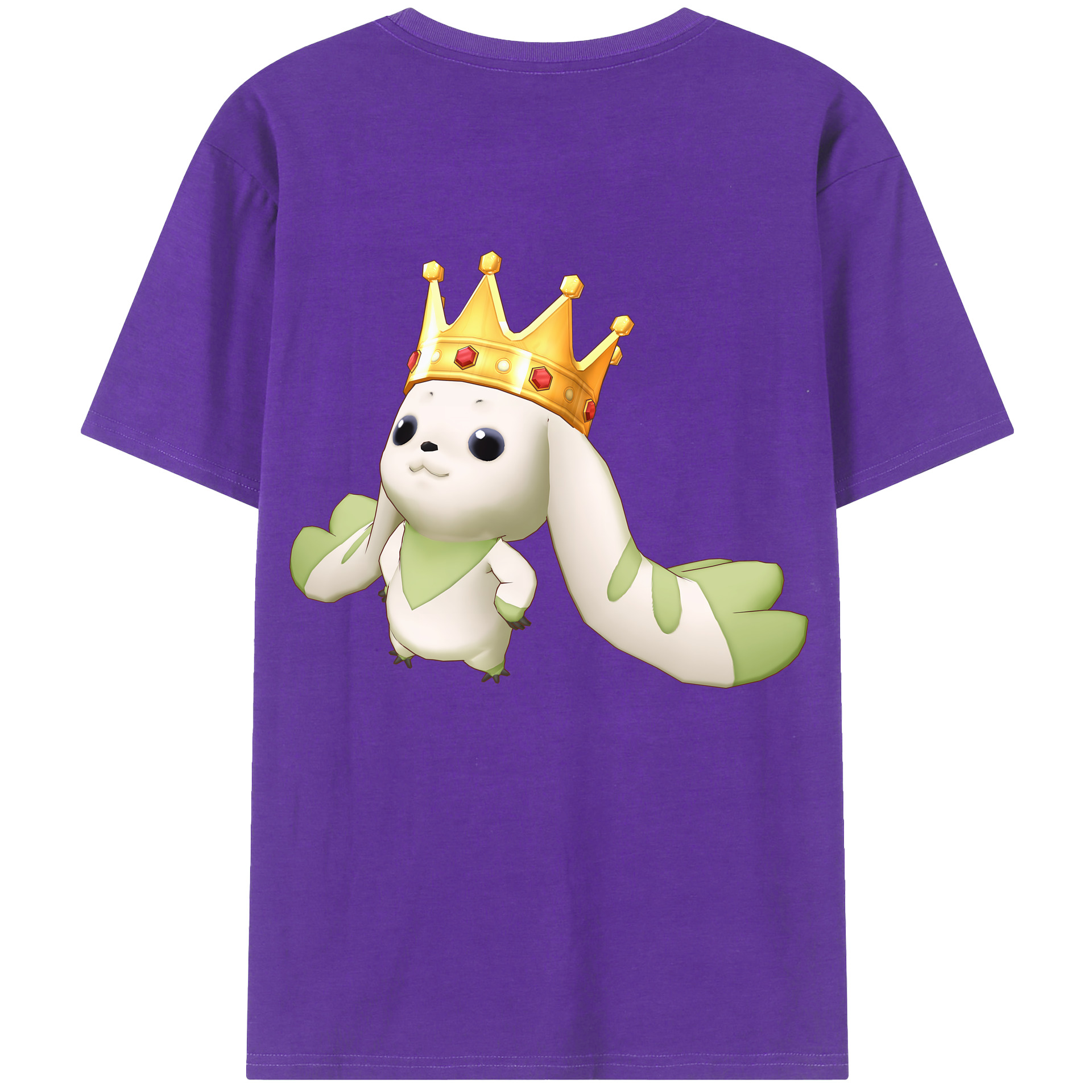 （画像用） Digimon デジタルモンスター/デジモン 綿100％半袖Tシャツ（背面プリント）