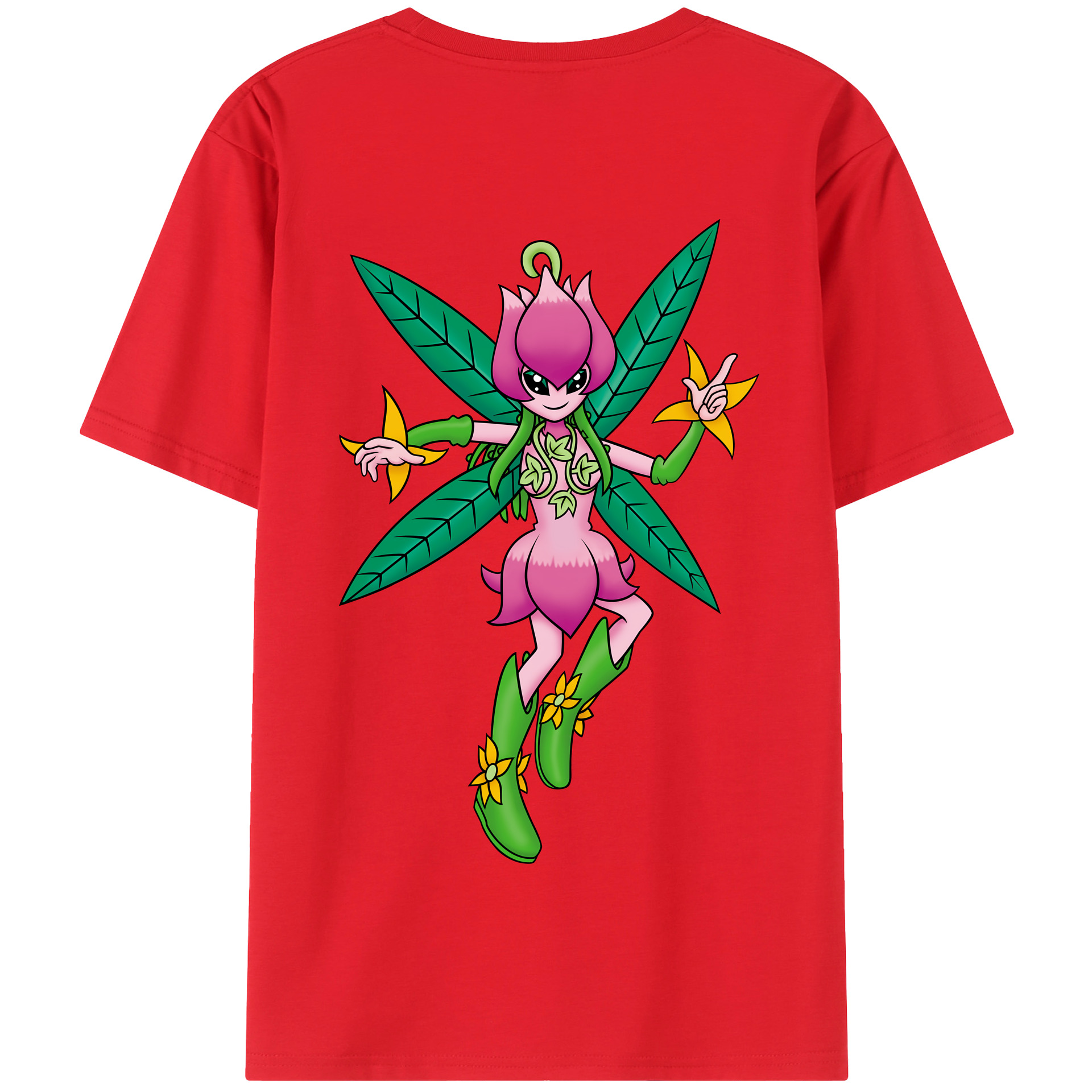 （画像用） Digimon デジタルモンスター/デジモン 綿100％半袖Tシャツ（背面プリント）