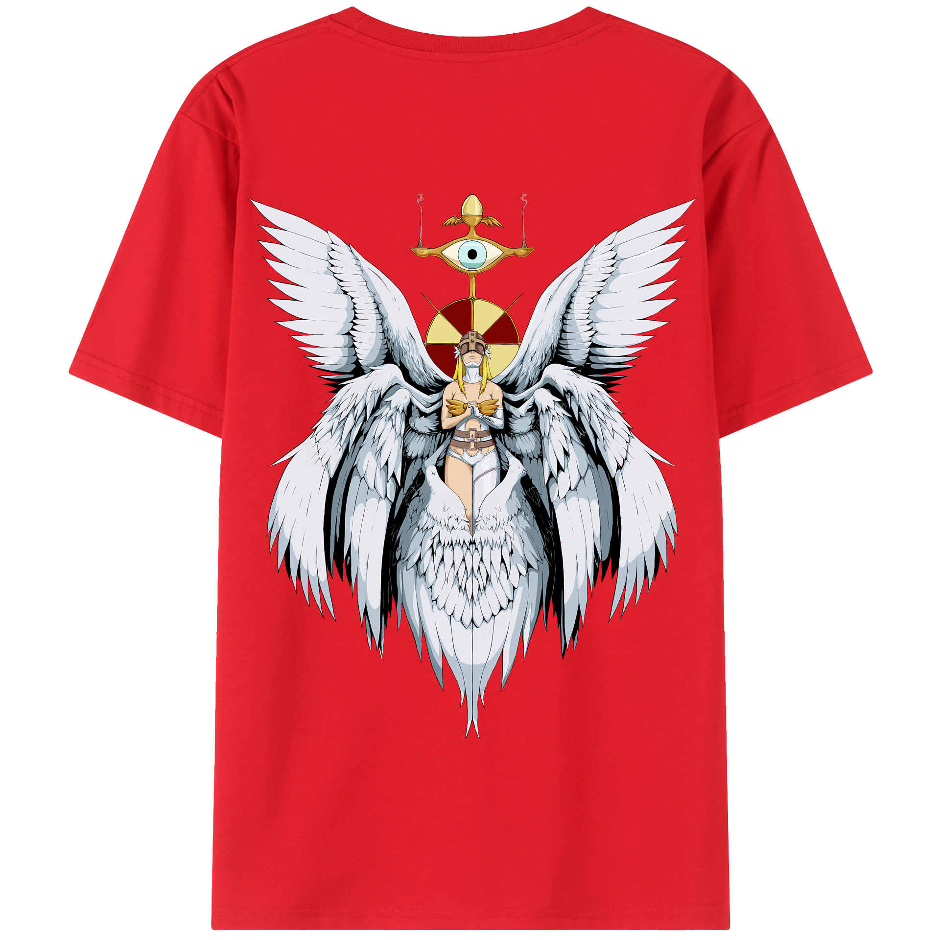 （画像用） Digimon デジタルモンスター/デジモン 綿100％半袖Tシャツ（背面プリント）
